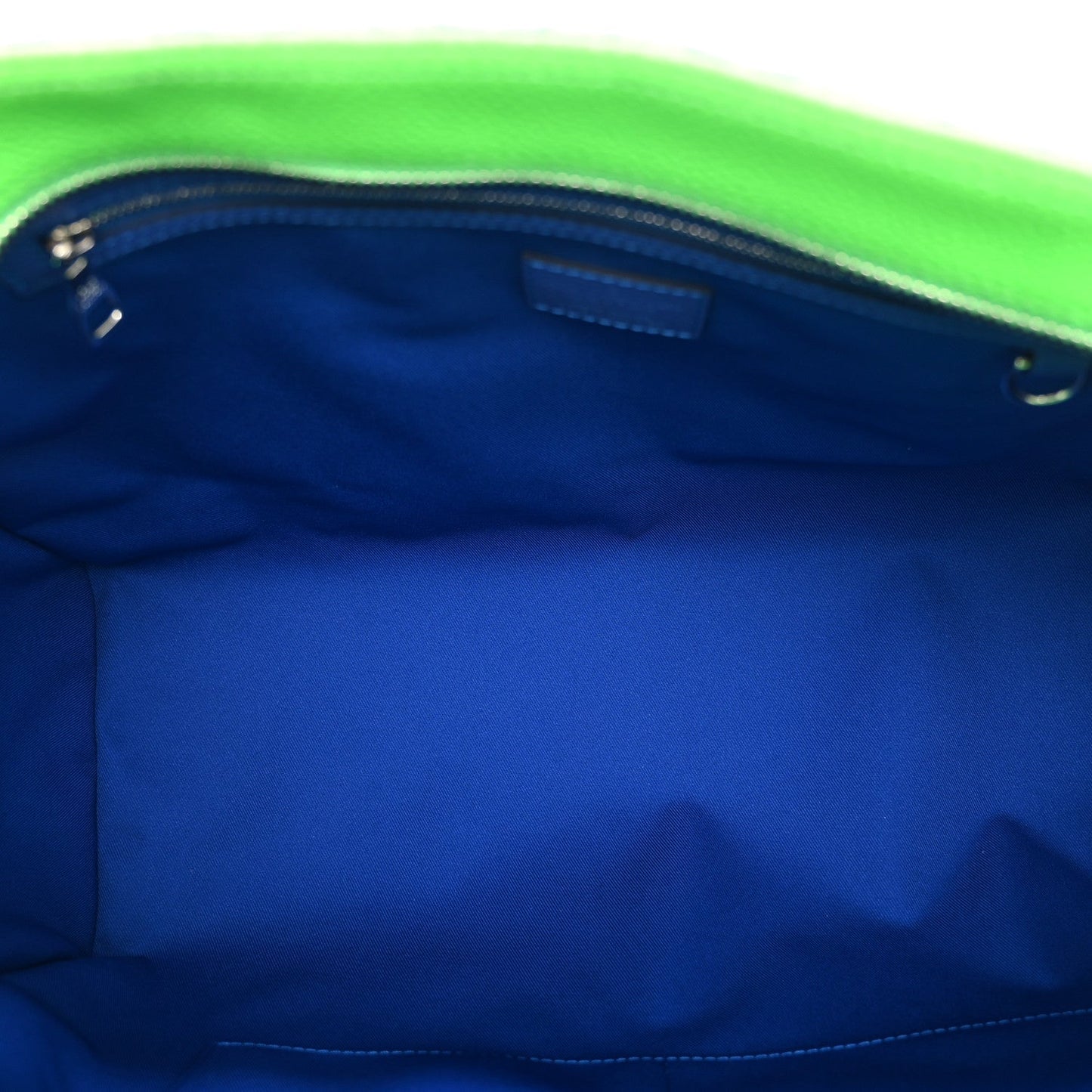 Taurillon Illusion Keepall Tote Bleu Vert
