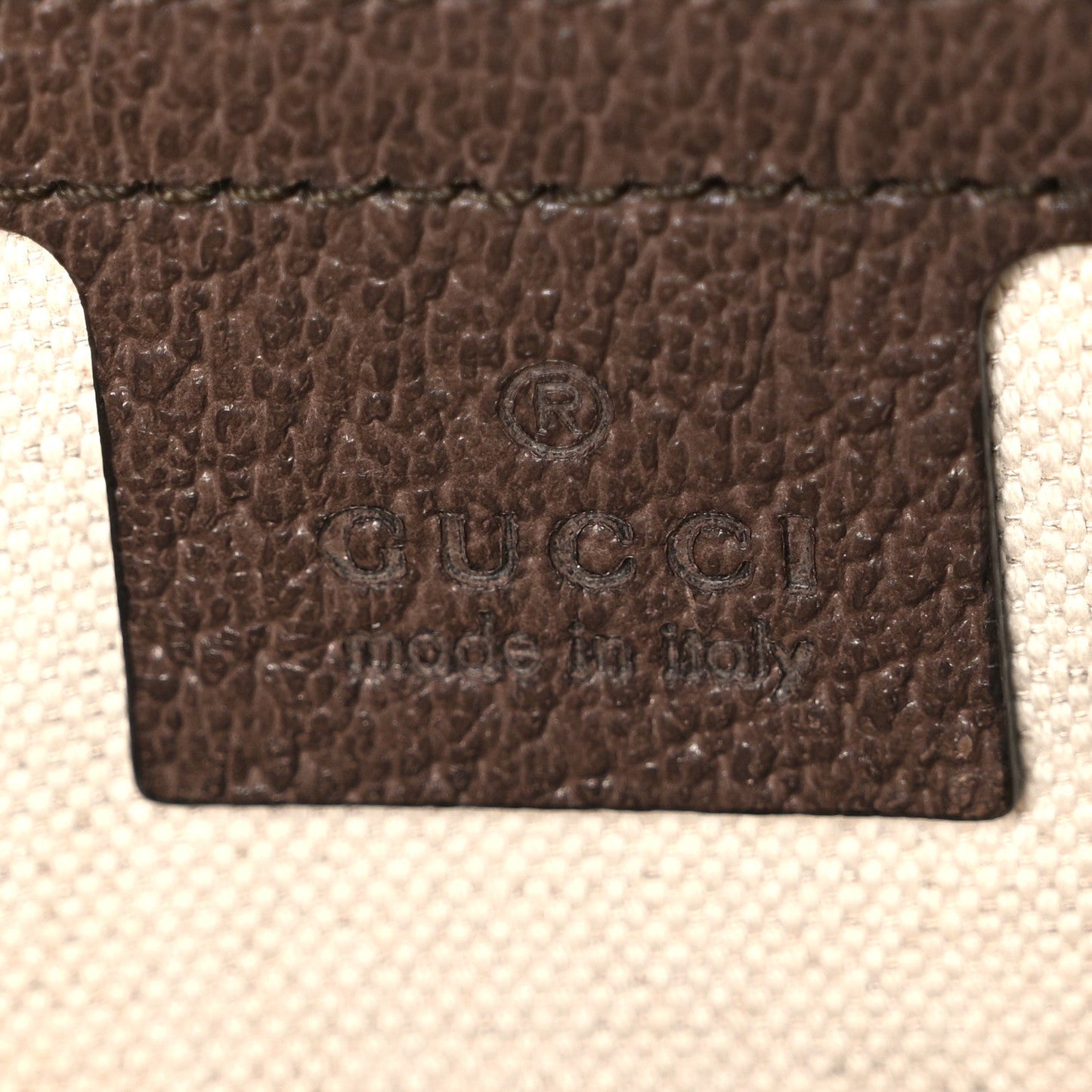Soft GG Supreme Monogram Medium Ophidia Belt Bag Dark Brown