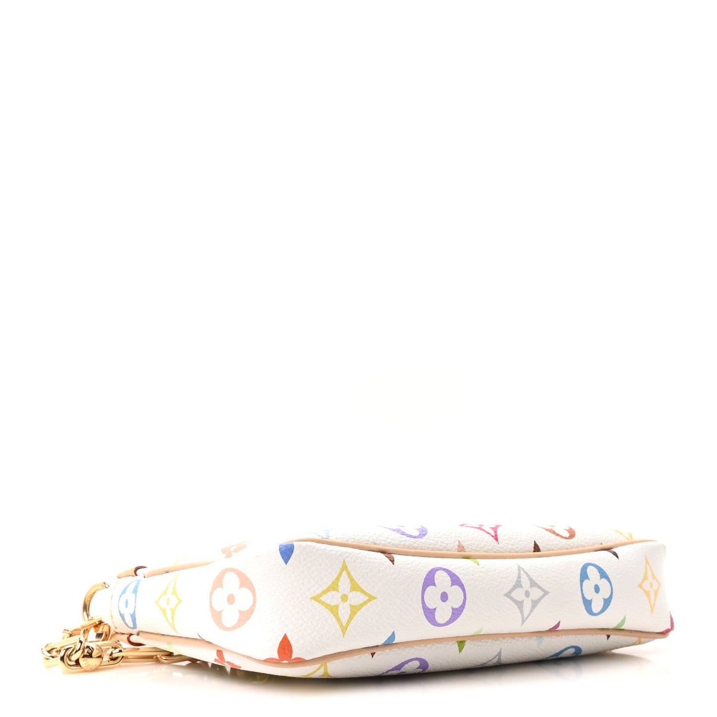 LV X TM Monogram Multicolor Pochette Accessories White