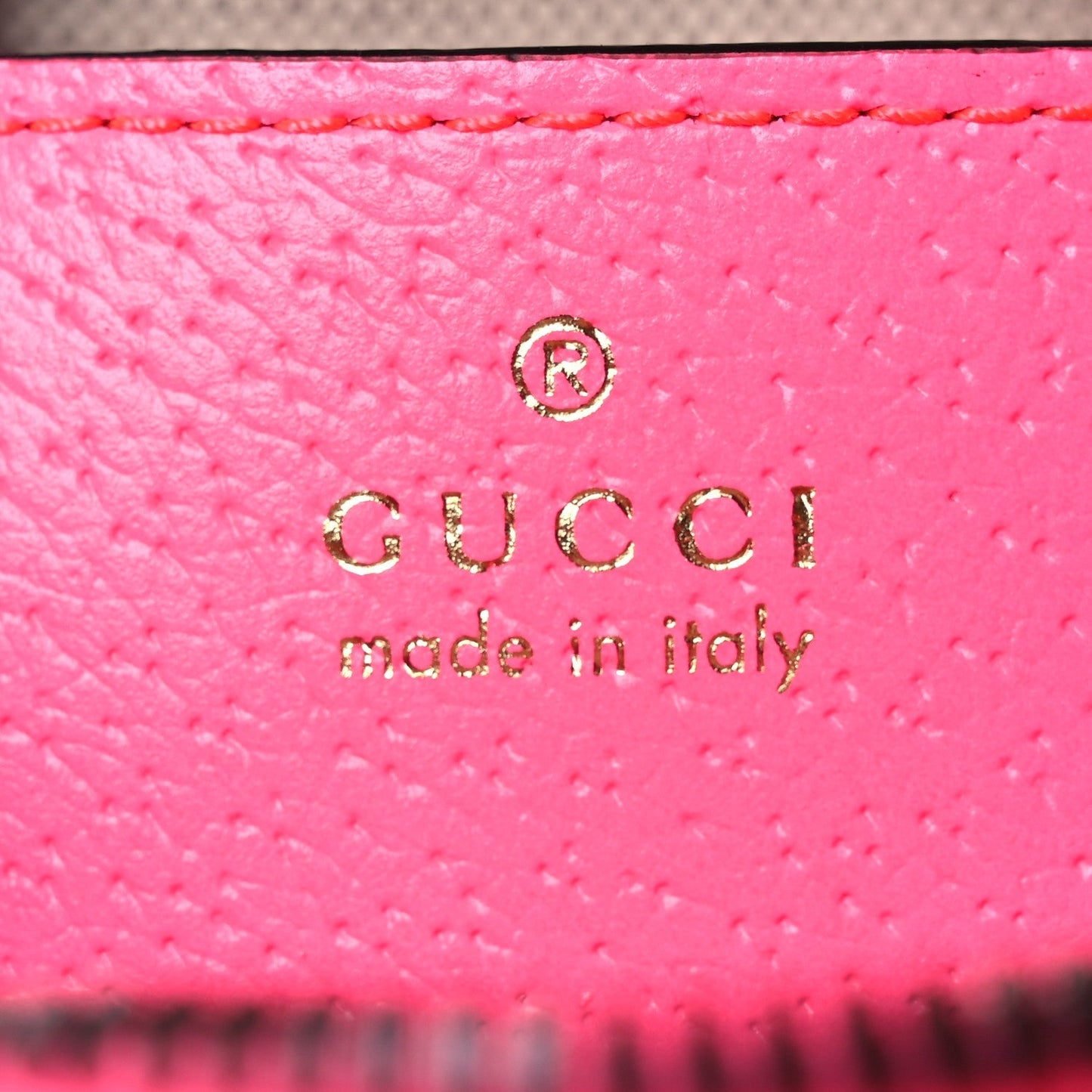 GG Supreme Monogram Textured Dollar Calfskin Web Ophidia Small Crossbody Bag Beige Ebony Fuchsia