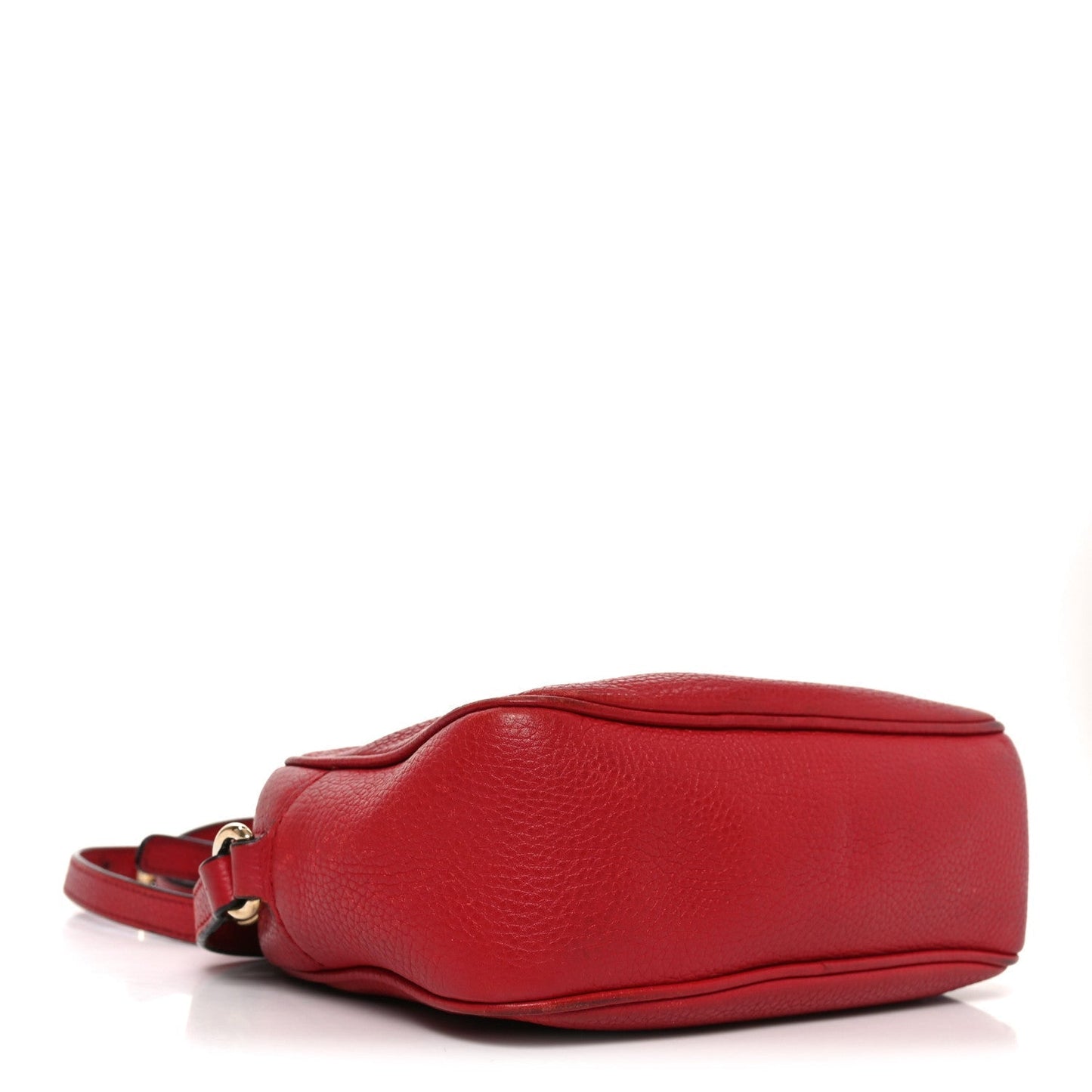 Pebbled Calfskin Small Soho Disco Bag Tabasco Red