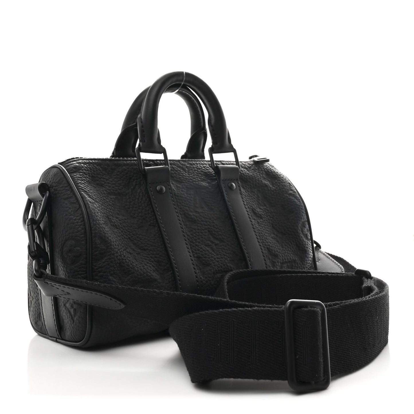Monogram Taurillon Keepall Bandouliere 25 Black