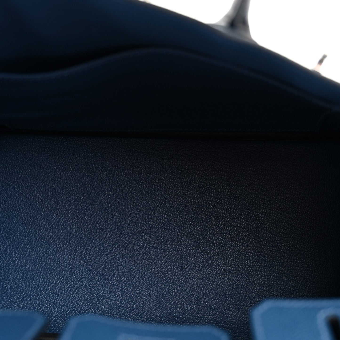 Epsom Tri-Color Birkin 25 Deep Bleu Bleu Hydra Black
