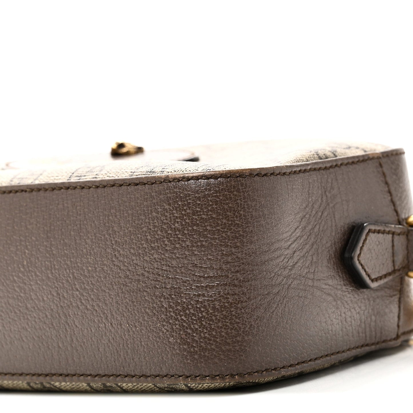 GG Supreme Monogram Web Neo Vintage Shoulder Bag Beige New Acero Crop