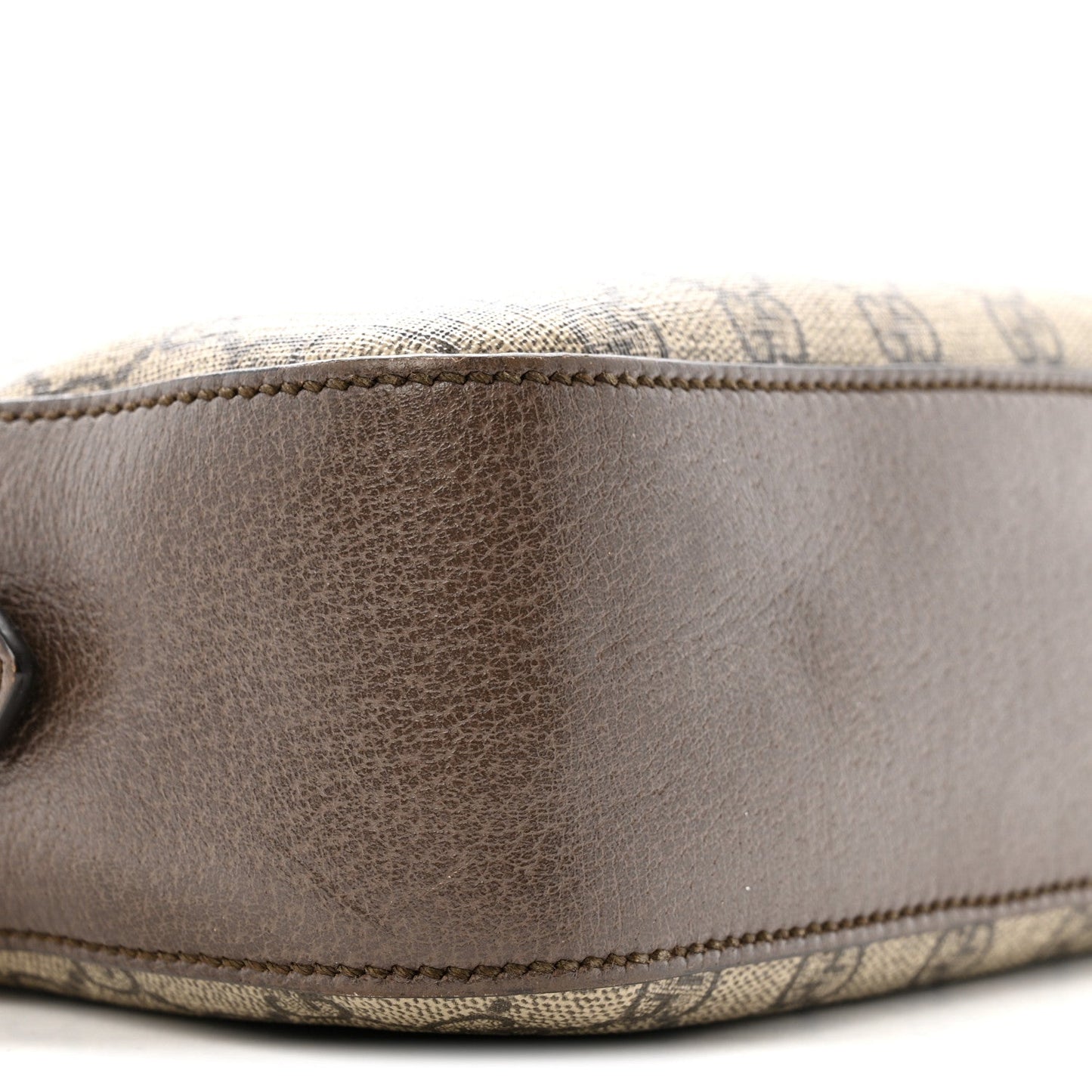 GG Supreme Monogram Web Neo Vintage Shoulder Bag Beige New Acero Crop