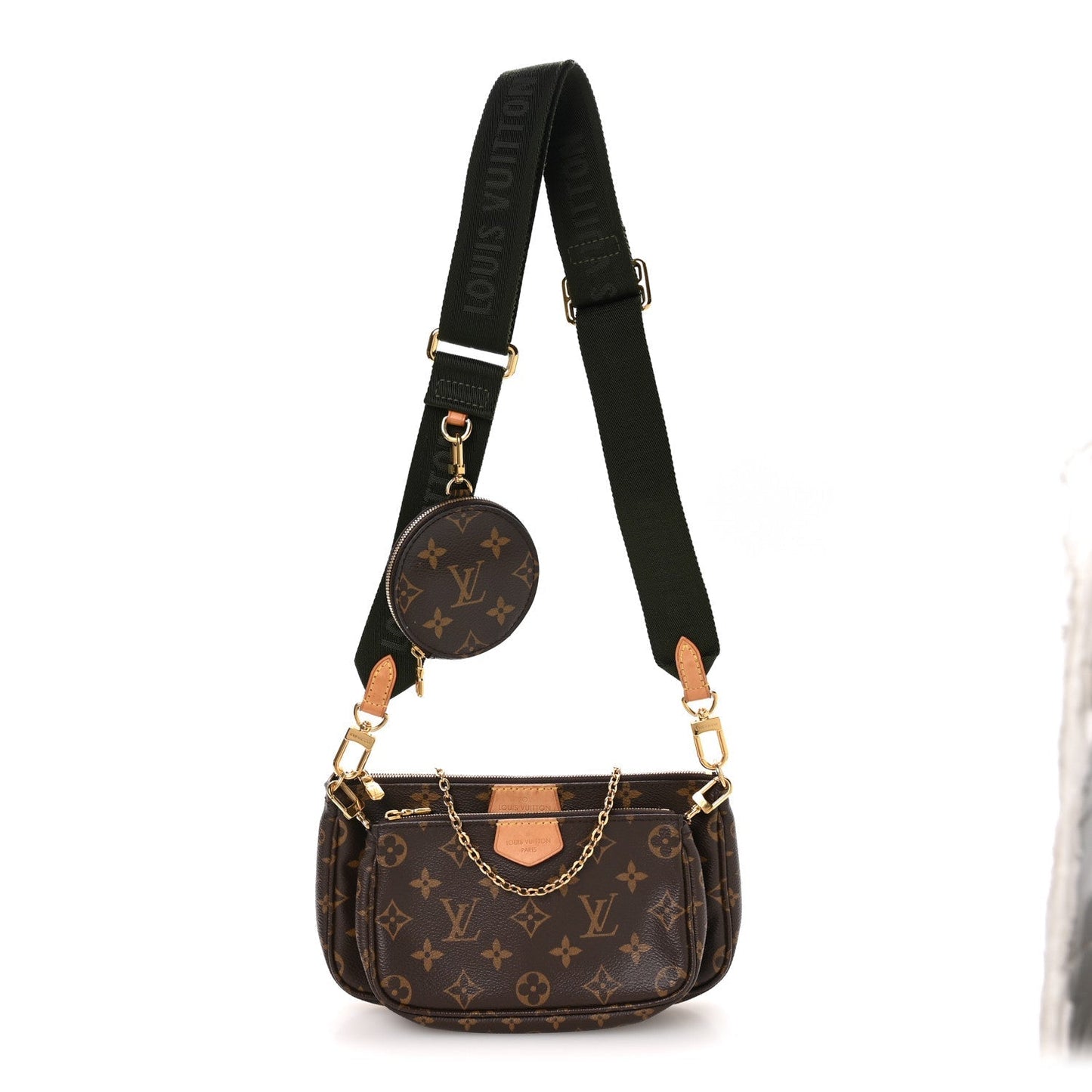 Monogram Multi Pochette Accessories Kaki