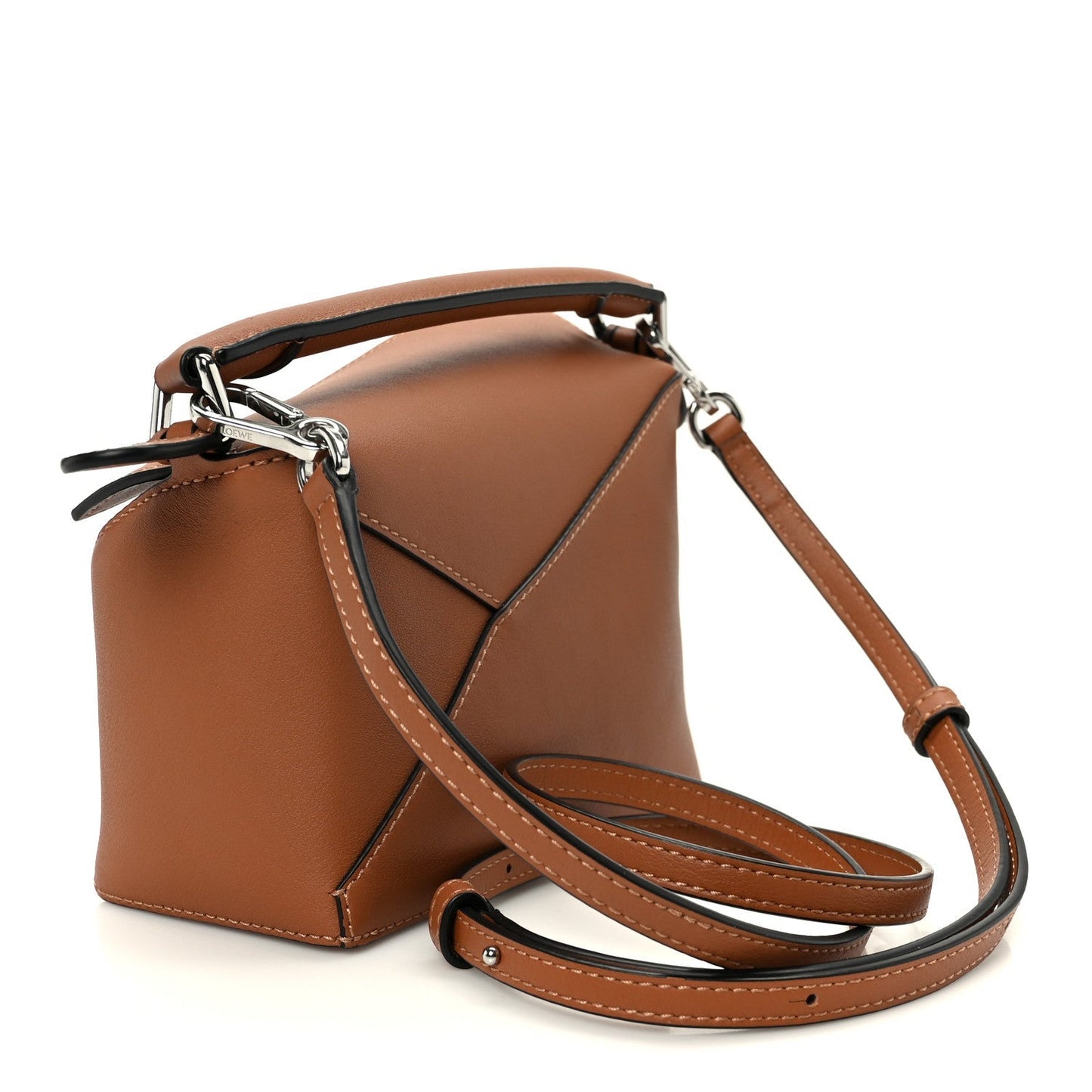 Calfskin Mini Puzzle Bag Tan