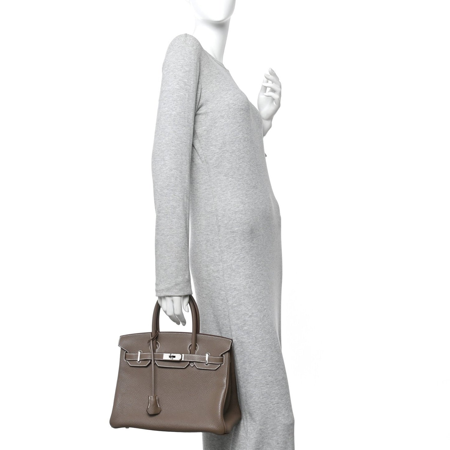 Taurillon Clemence Birkin 30 Etoupe