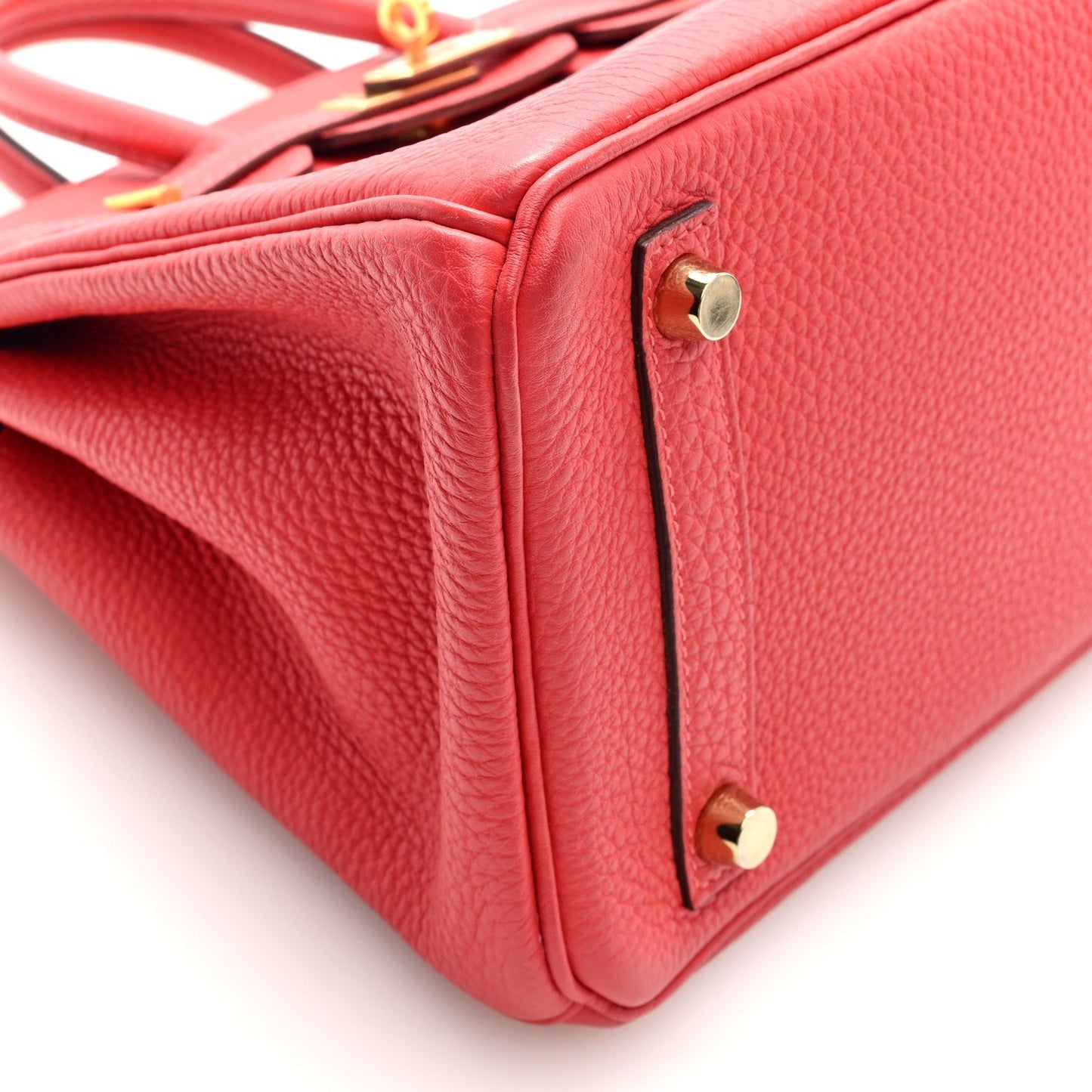 Togo Birkin 25 Rouge Pivoine