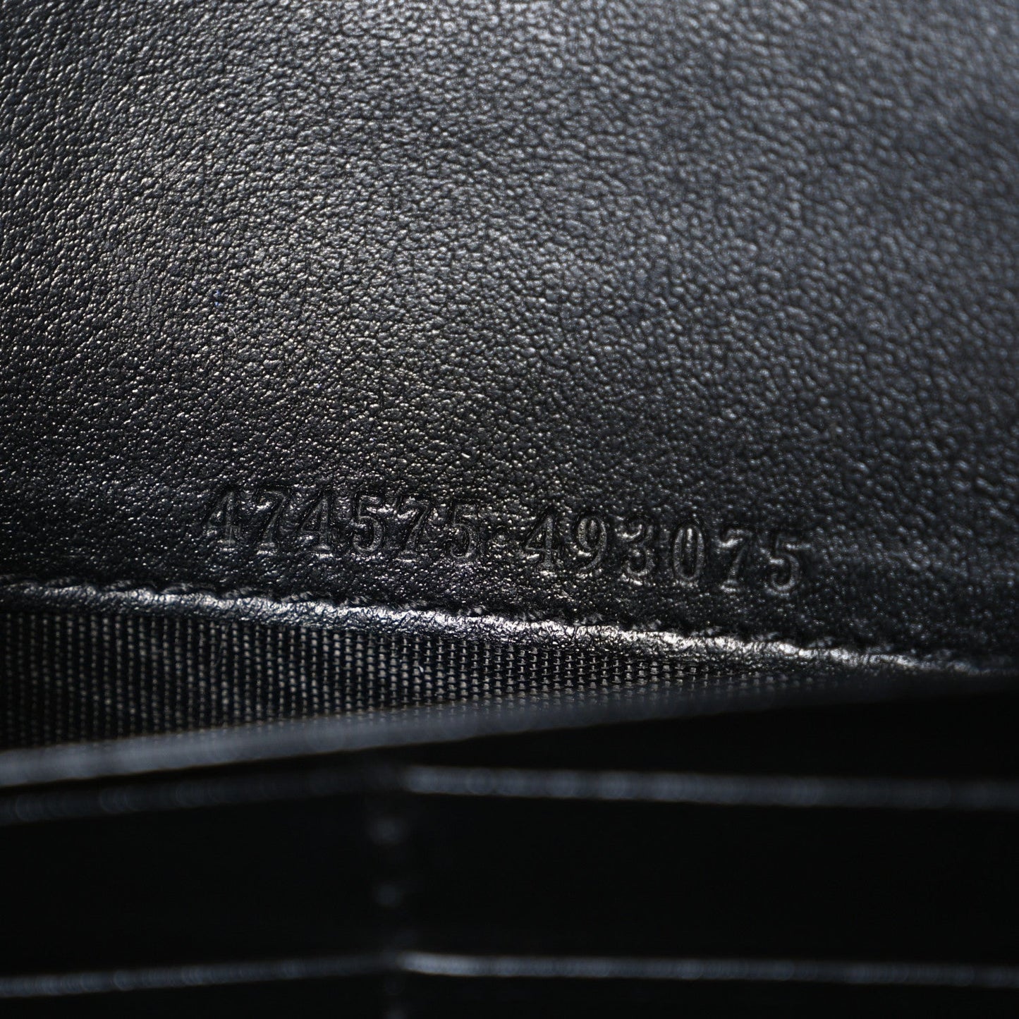 Calfskin Matelasse GG Marmont Chain Wallet Black