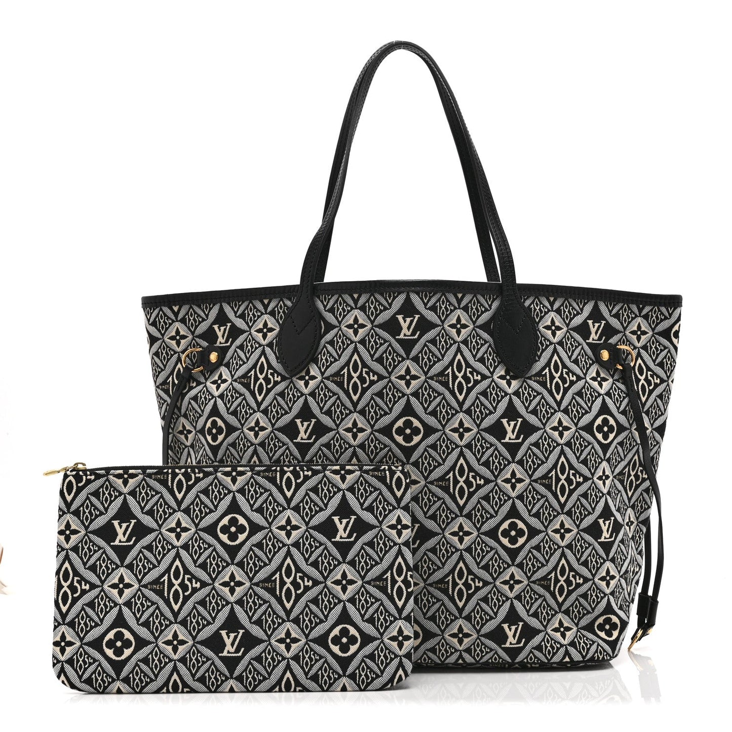 Jacquard Since 1854 Neverfull MM Grey