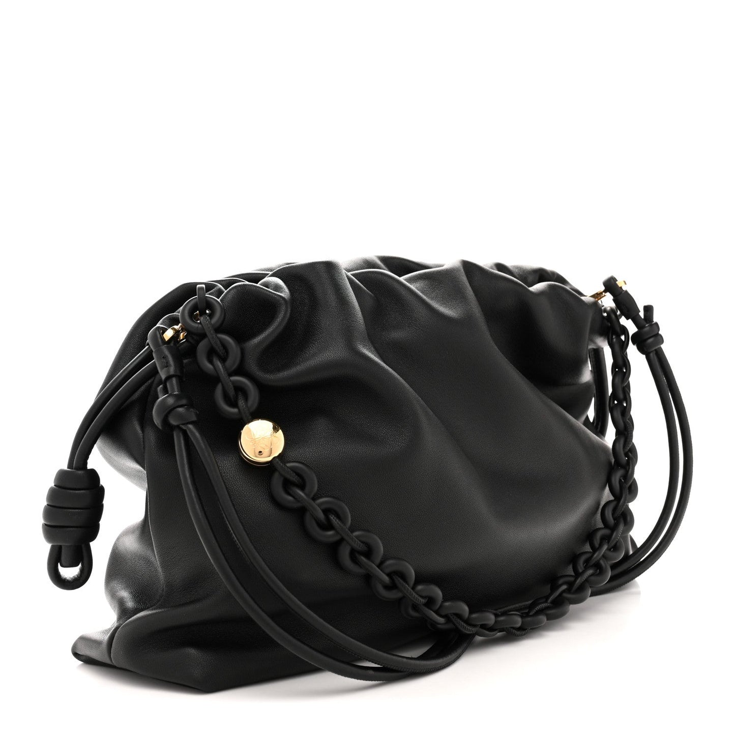 Mellow Nappa Large Donut Chain Flamenco Black
