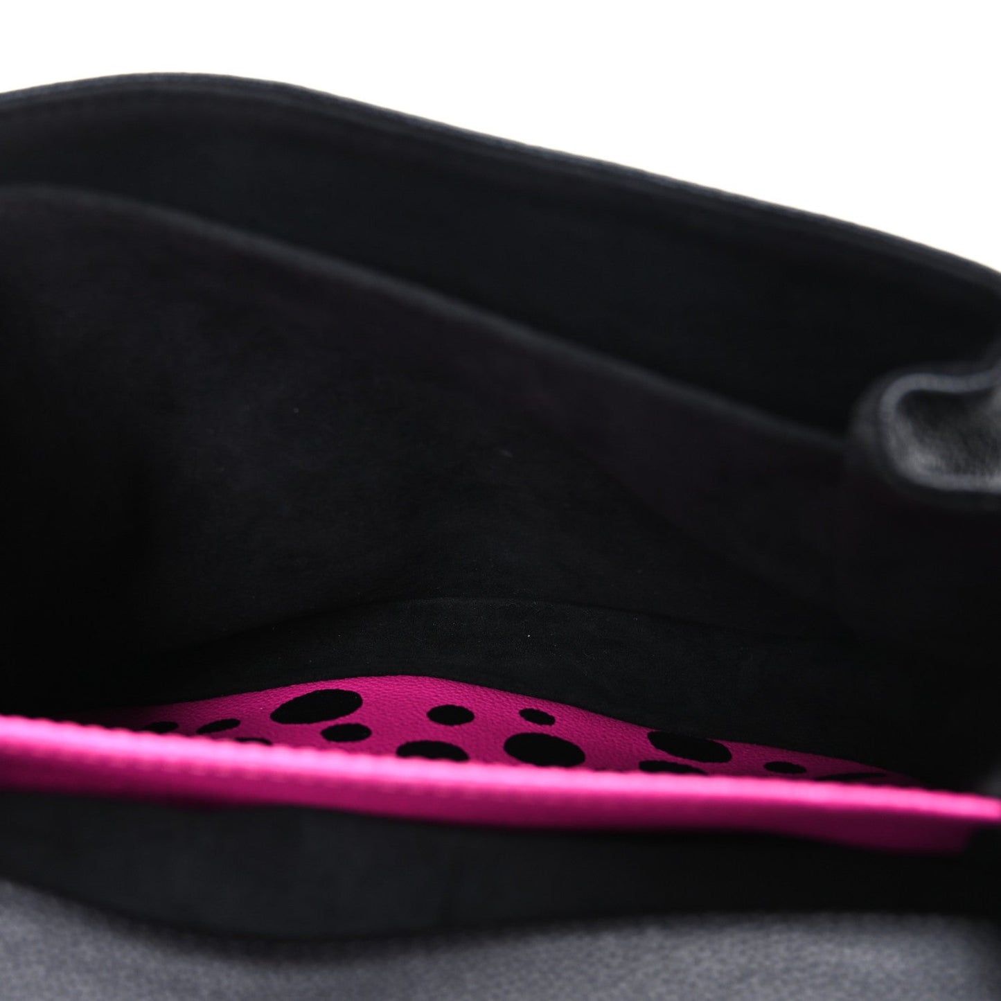 LV x YK Empreinte Monogram Giant Pochette Metis Black Fuchsia