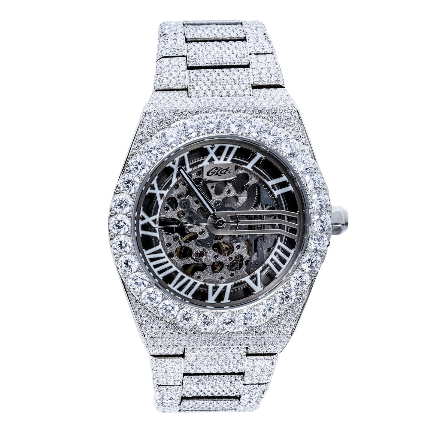 42MM Iced Moissanite Alpha Era? Luminous Skeleton 316