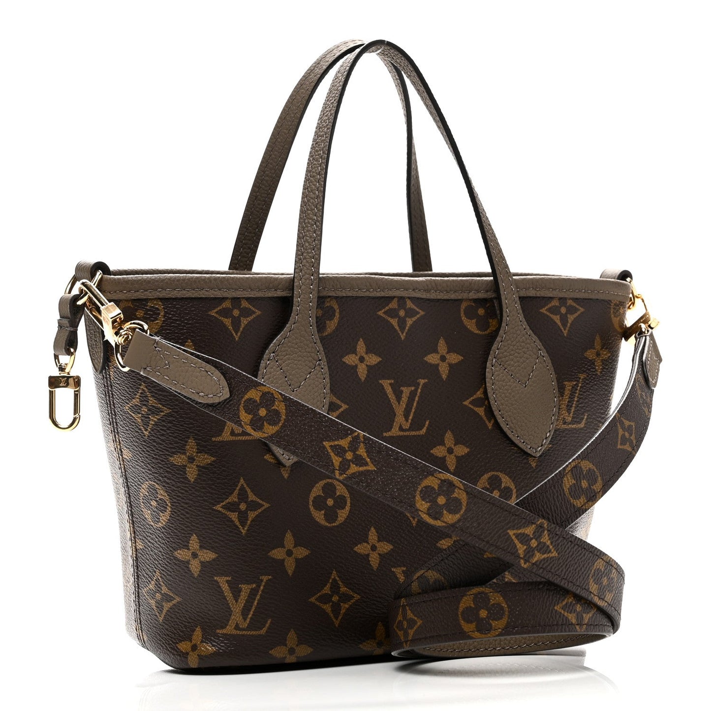 Monogram Neverfull Inside Out Bandouliere BB Dark Fango