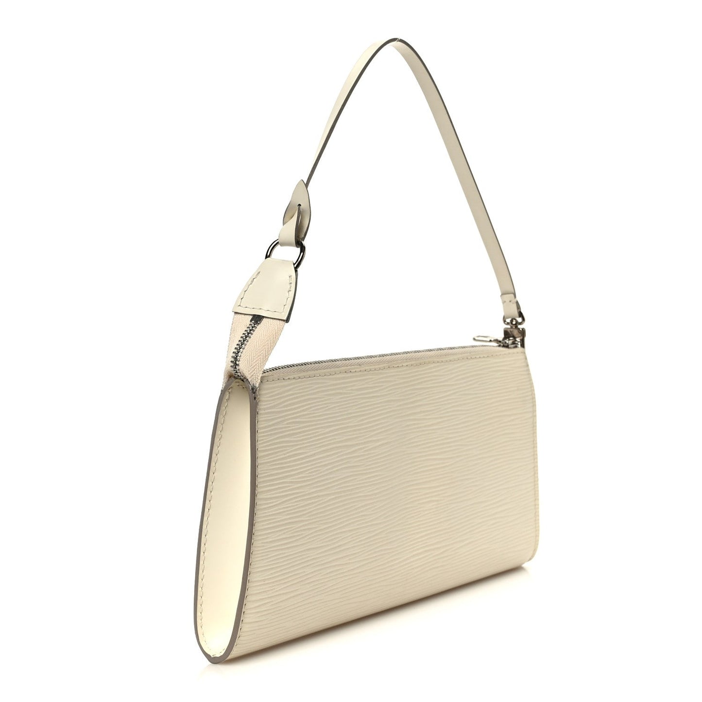 Epi Pochette Accessories 24 Ivory