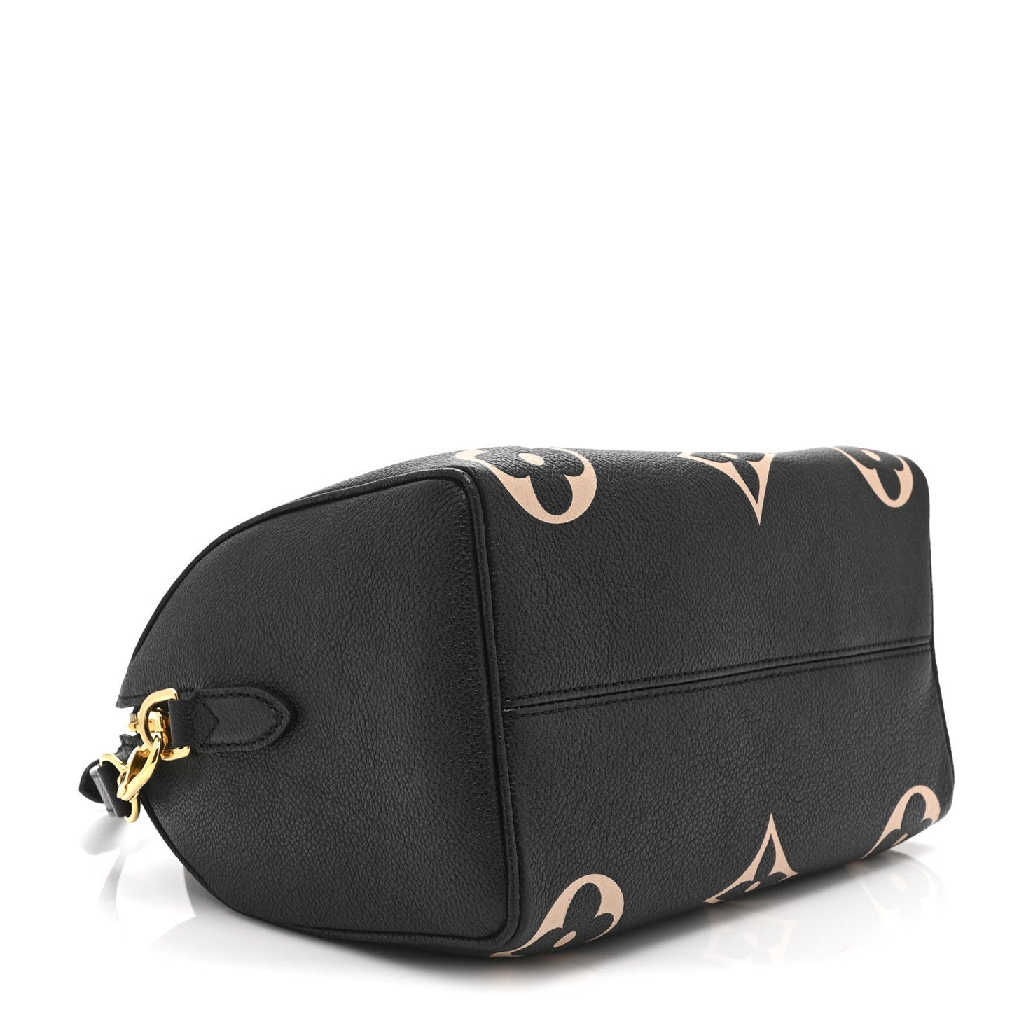 Empreinte Monogram Giant Speedy Bandouliere 25 Black Beige