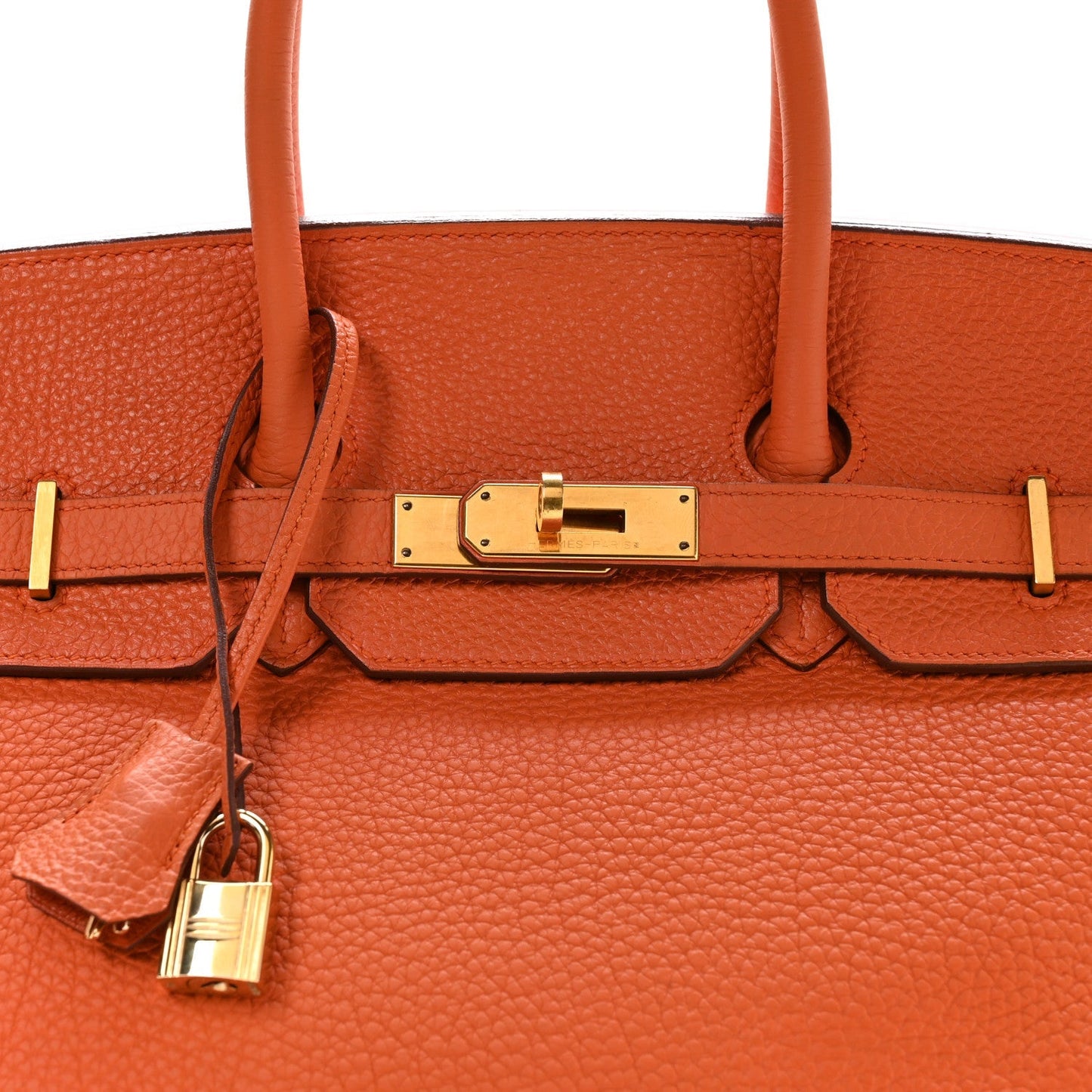 Togo Birkin 35 Orange