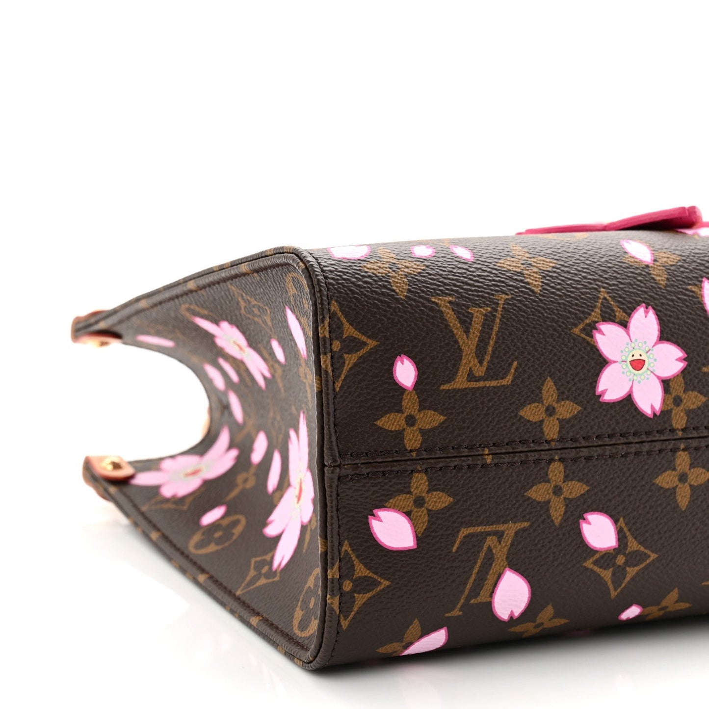 LV X TM Monogram Cherry Blossom Onthego PM Sakura Brown