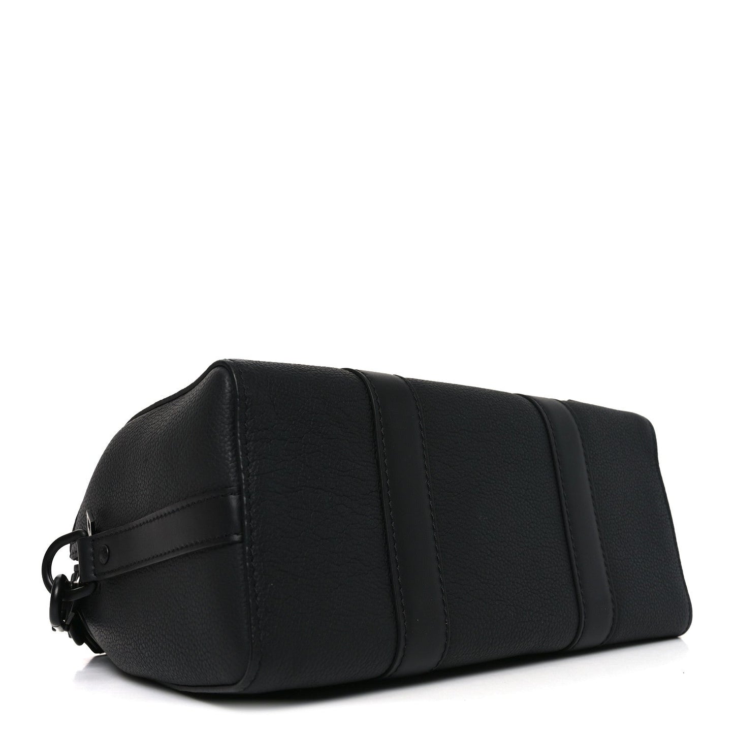 Grained Calfskin Aerogram City Keepall Black
