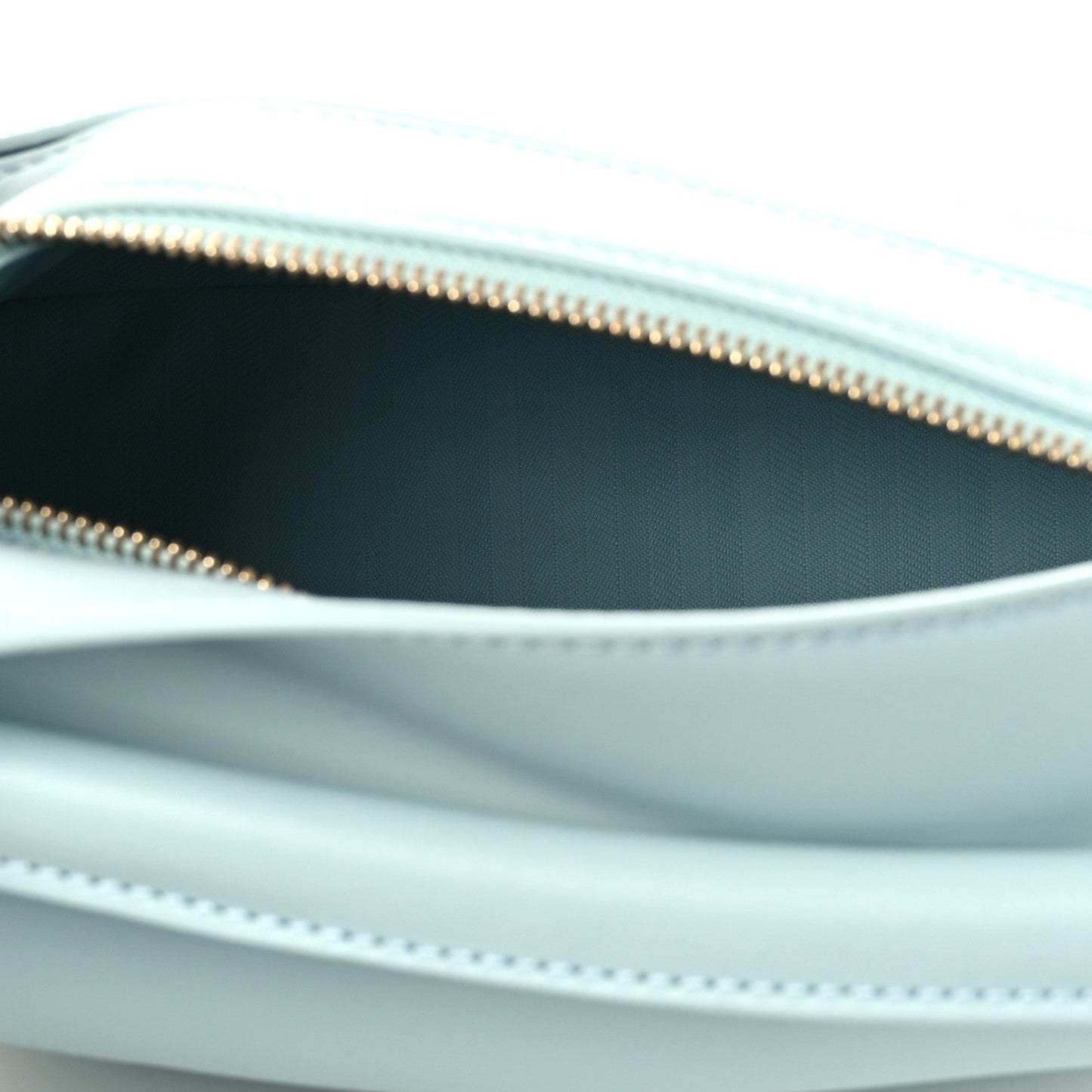 Calfskin Small Puzzle Bag Aquamarine