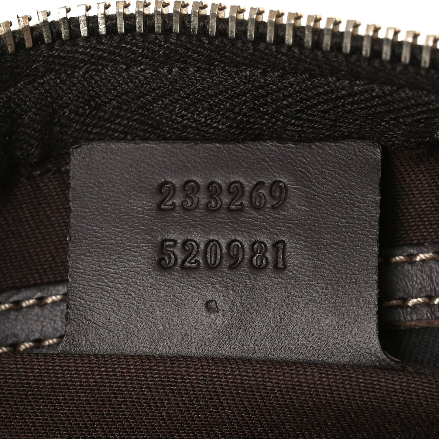 GG Supreme Monogram Belt Bag Dark Brown