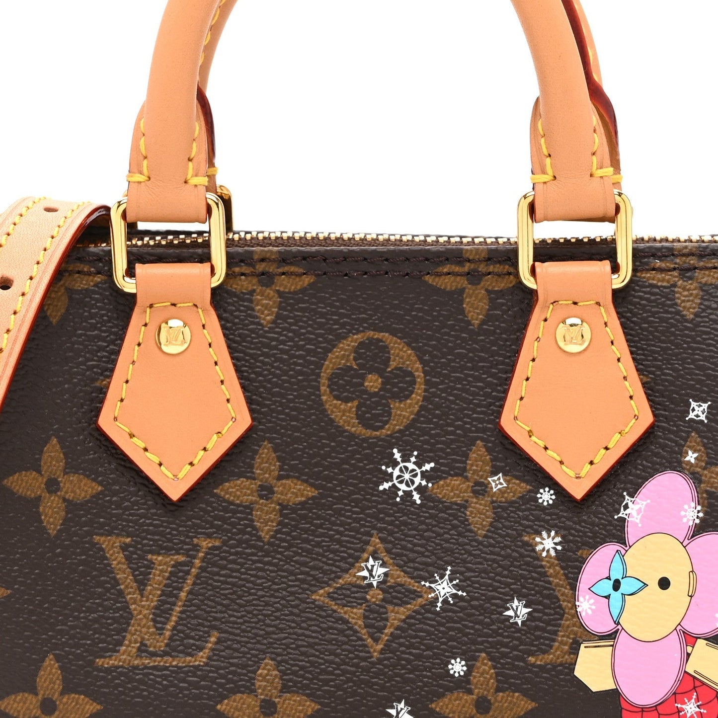 Monogram Vivienne Ice Skating Nano Speedy Bandouliere Pink