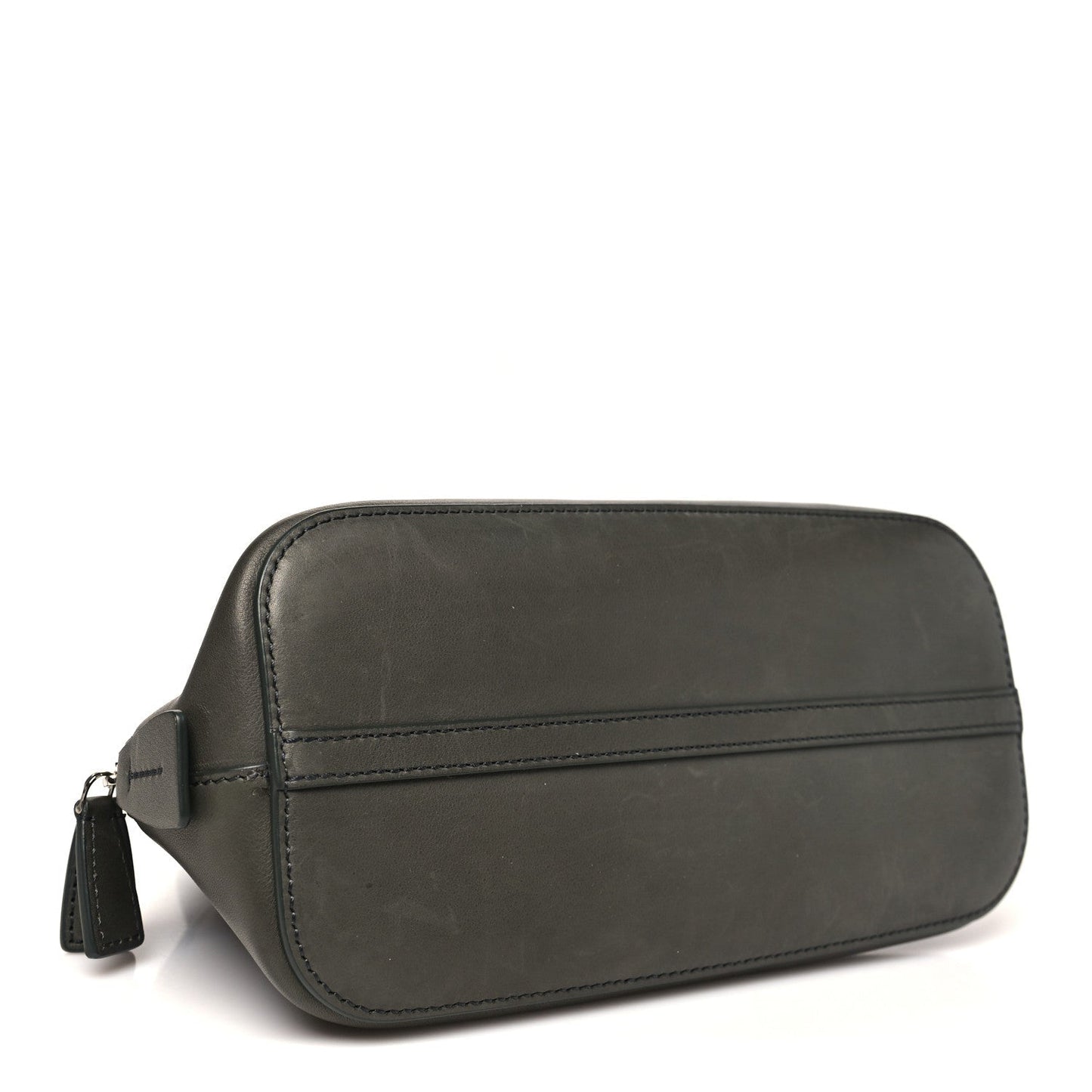 Saddle Calfskin Mini Devon Bag Koala Grey