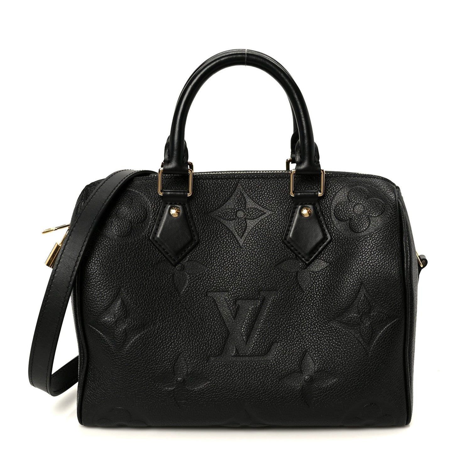 Empreinte Monogram Giant Speedy Bandouliere 25 Black
