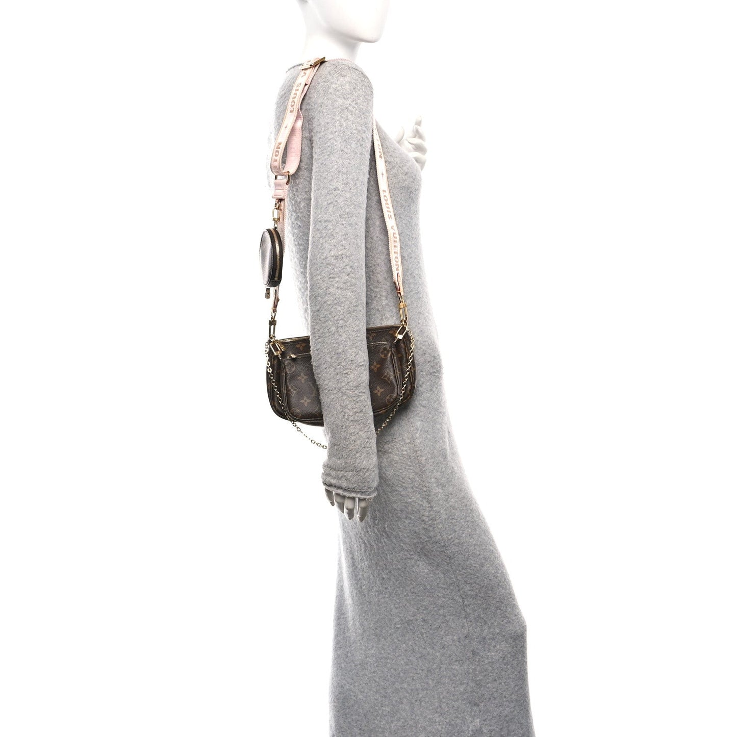 Monogram Multi Pochette Accessories Rose Clair