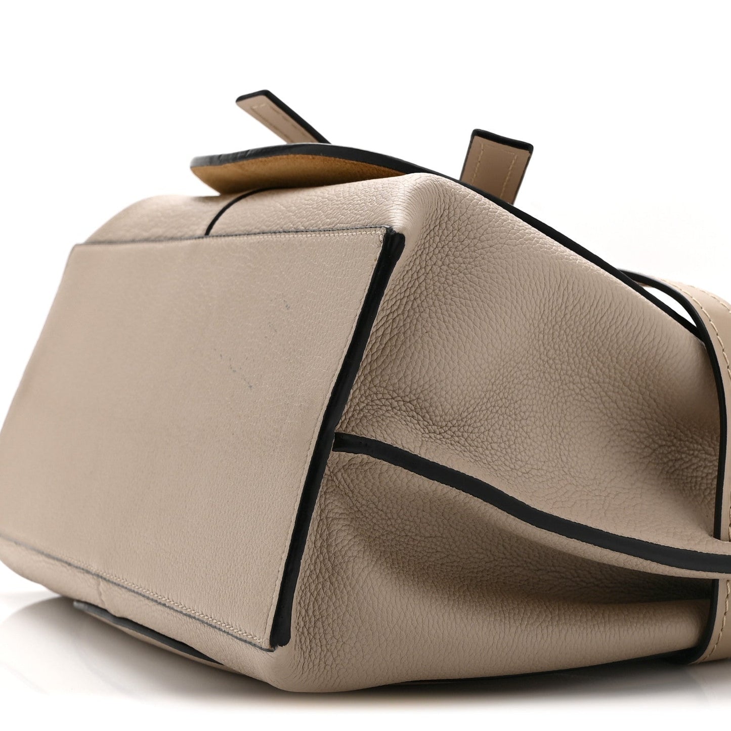 Calfskin Mini Gate Tote Light Oat