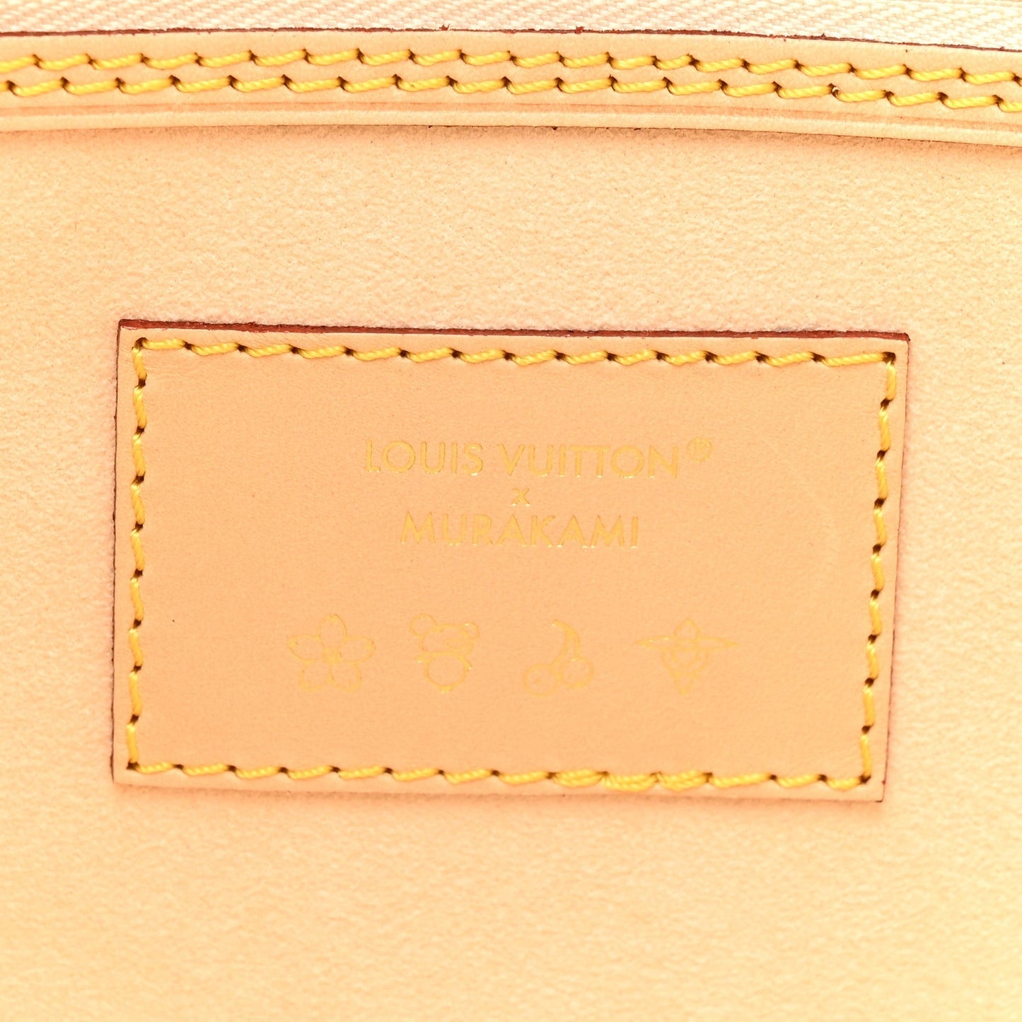 LV x TM Monogram Multicolor Neverfull MM White