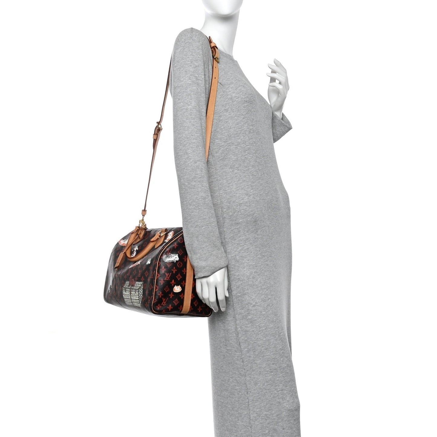 Catogram Speedy Bandouliere 30 Marron