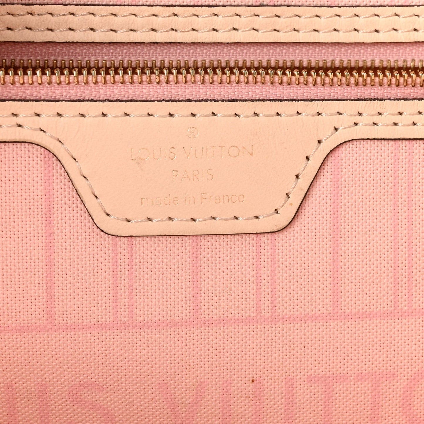 Damier Azur Braided Neverfull MM Pink