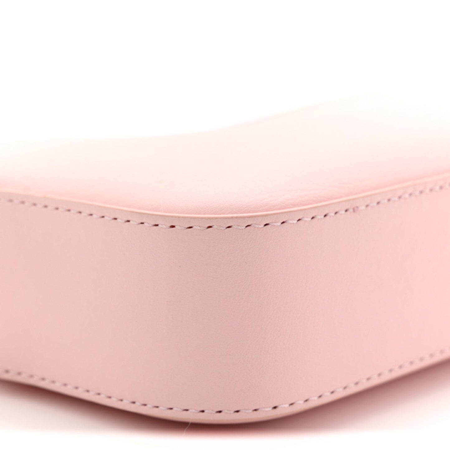 Dollar Calfskin Enamel Super Mini GG Marmont Chain Shoulder Bag Light Pink Blue