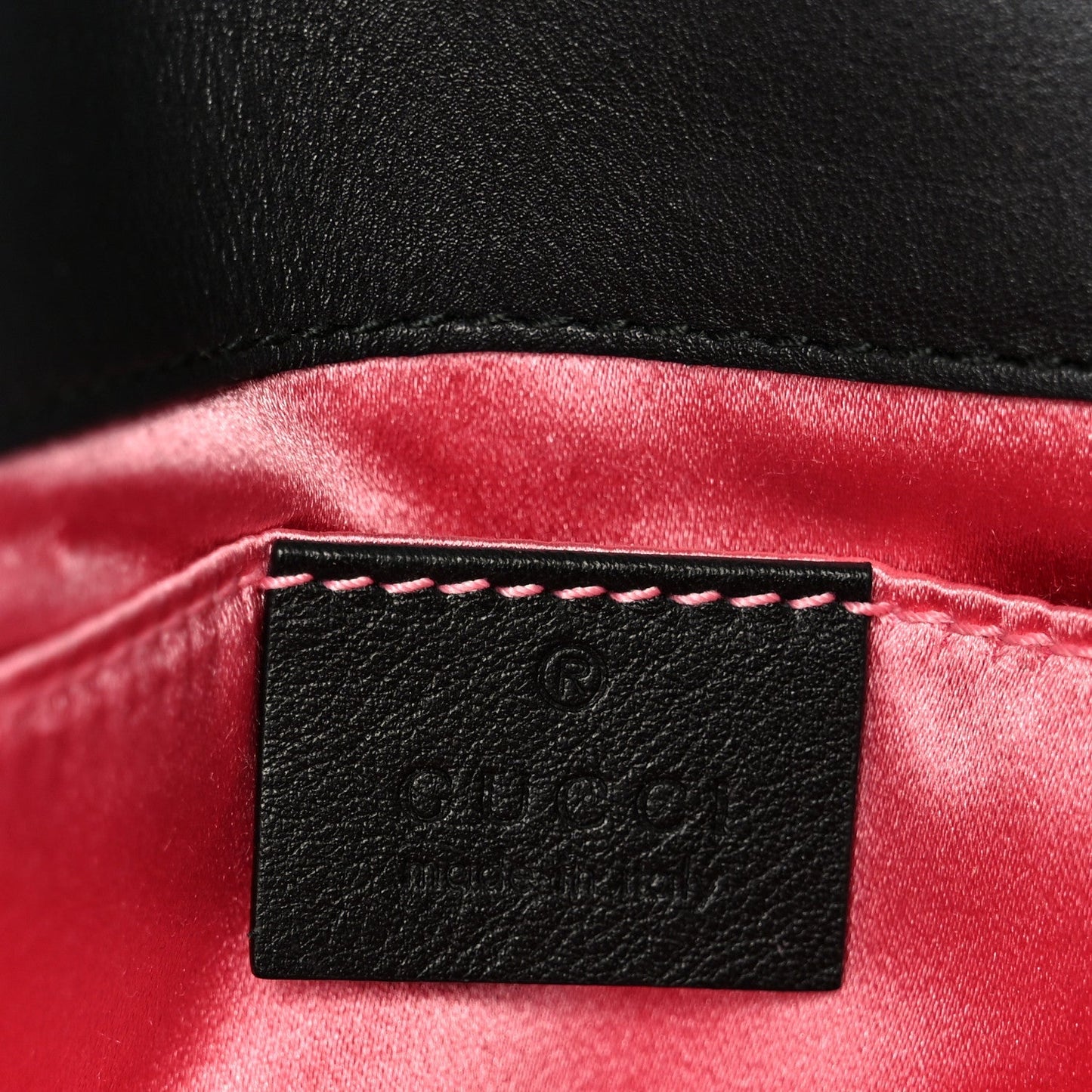 Velvet Matelasse Mini GG Marmont Shoulder Bag  Black