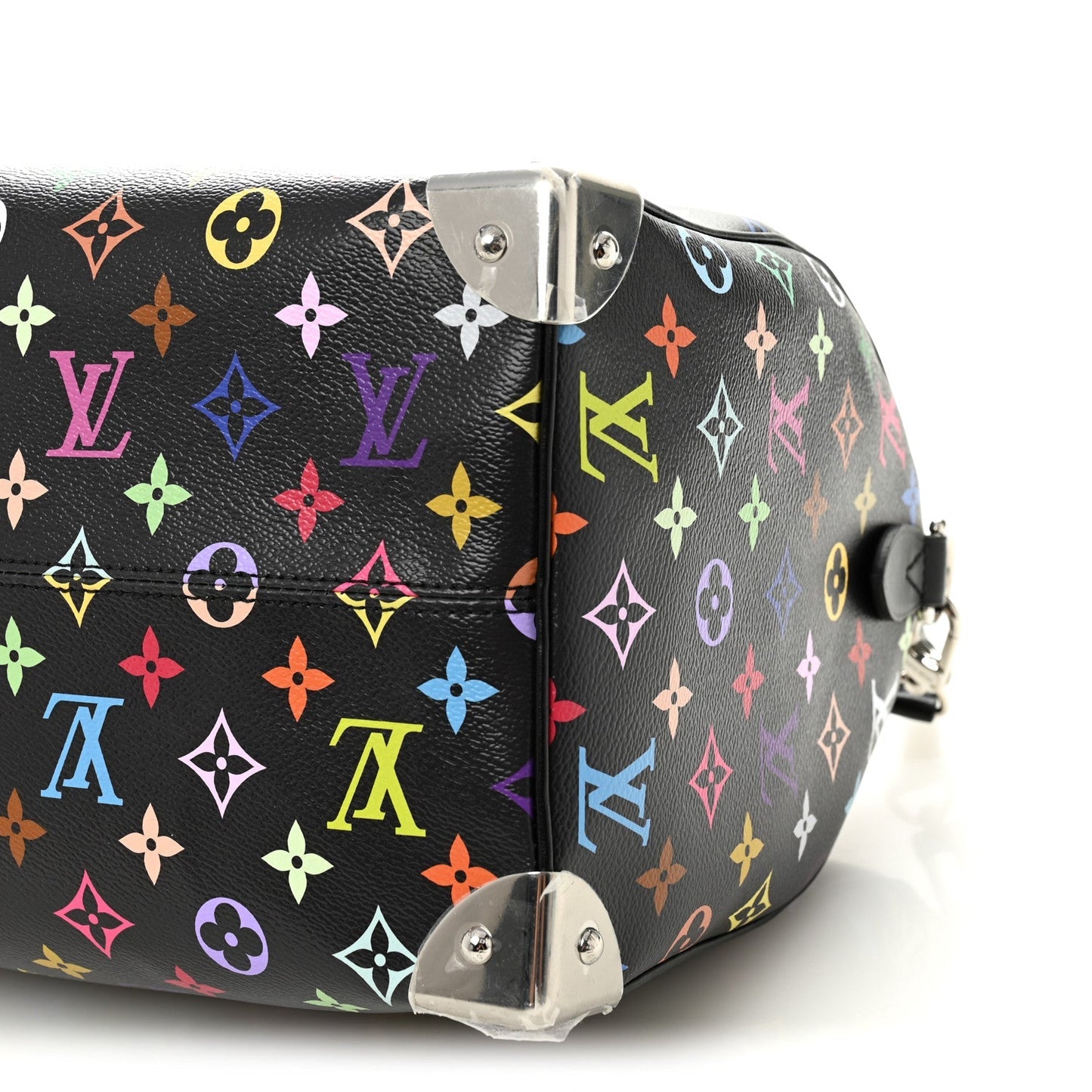 LV X TM Monogram Multicolor Speedy Soft 30 Black