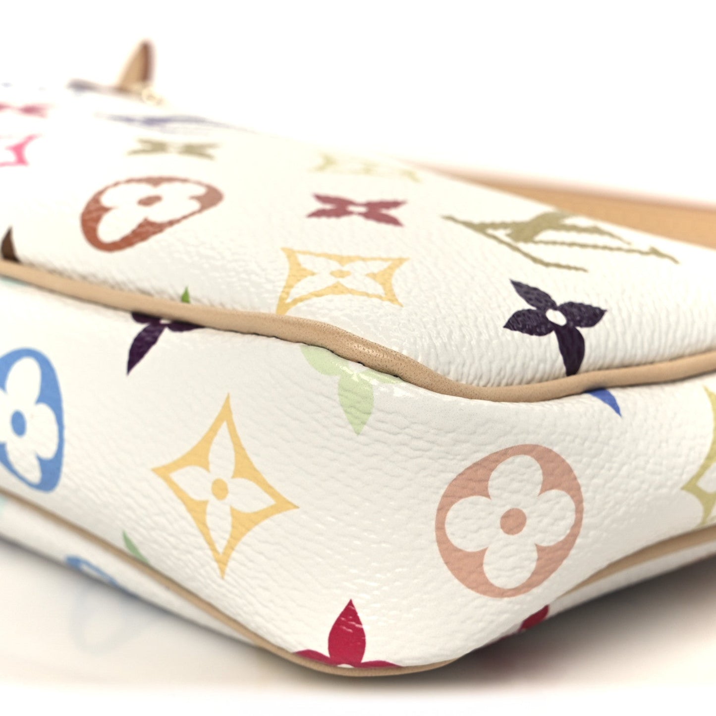 LV X TM Monogram Multicolor Pochette Accessories White