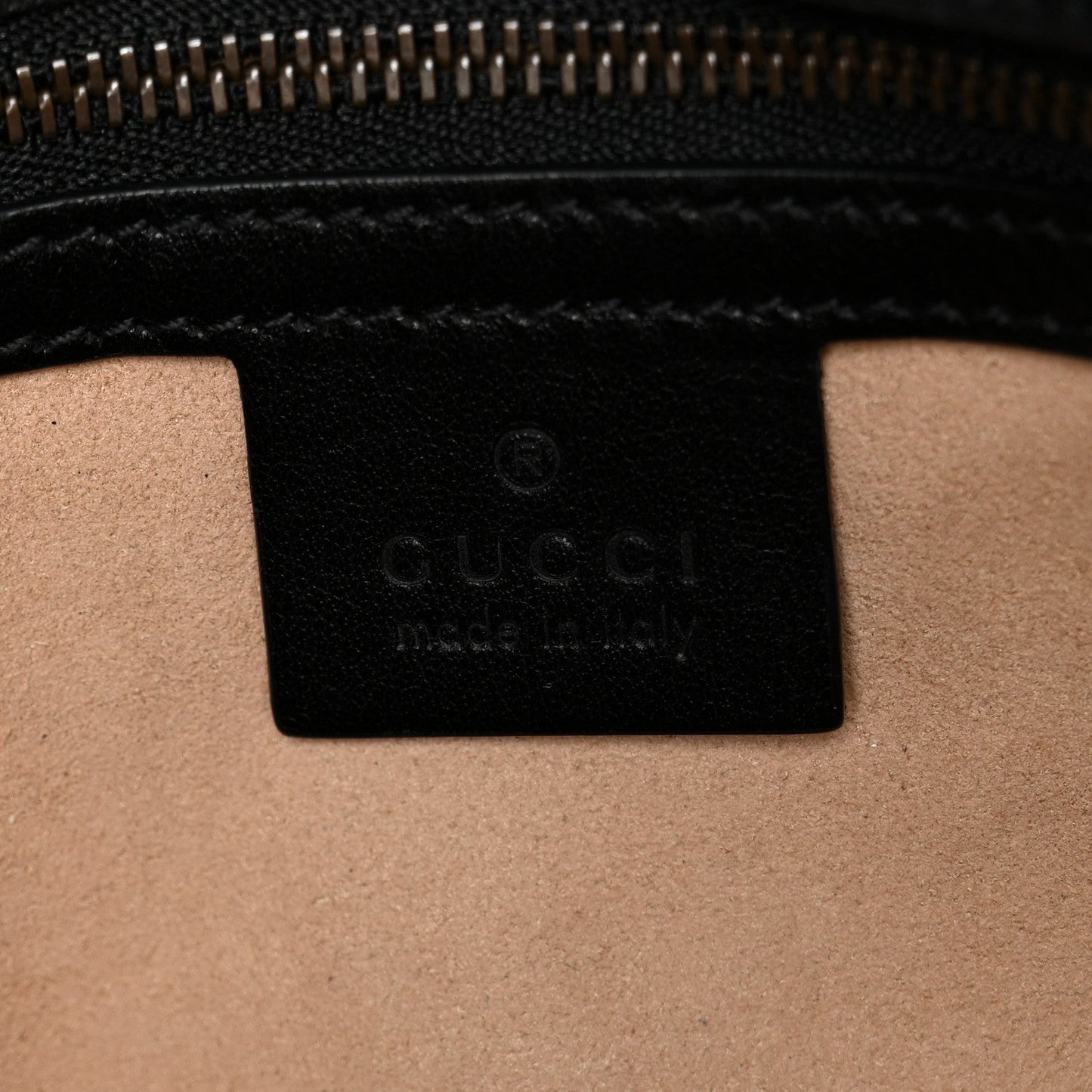Calfskin Matelasse Small GG Marmont Shoulder Bag Black
