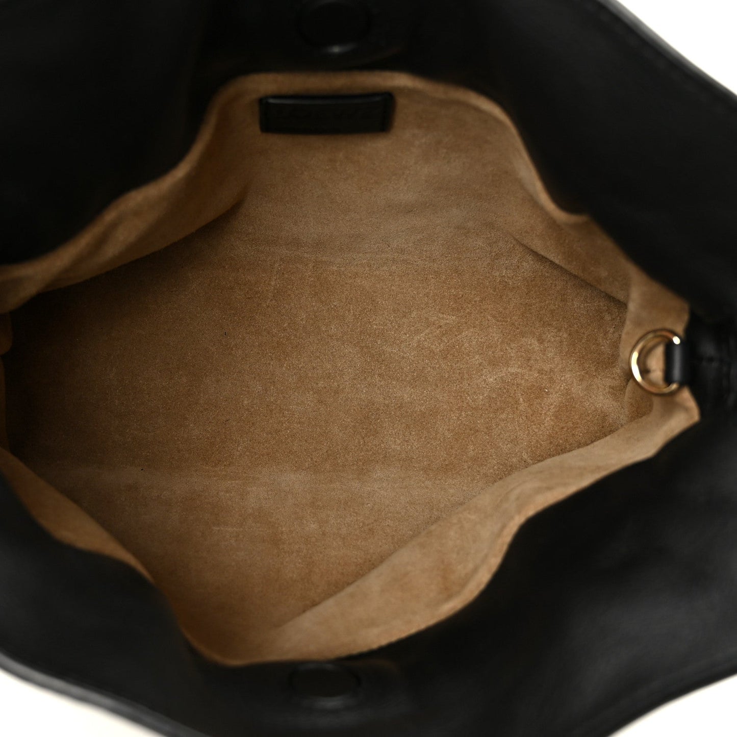 Calfskin Mini Flamenco Knot Clutch Black