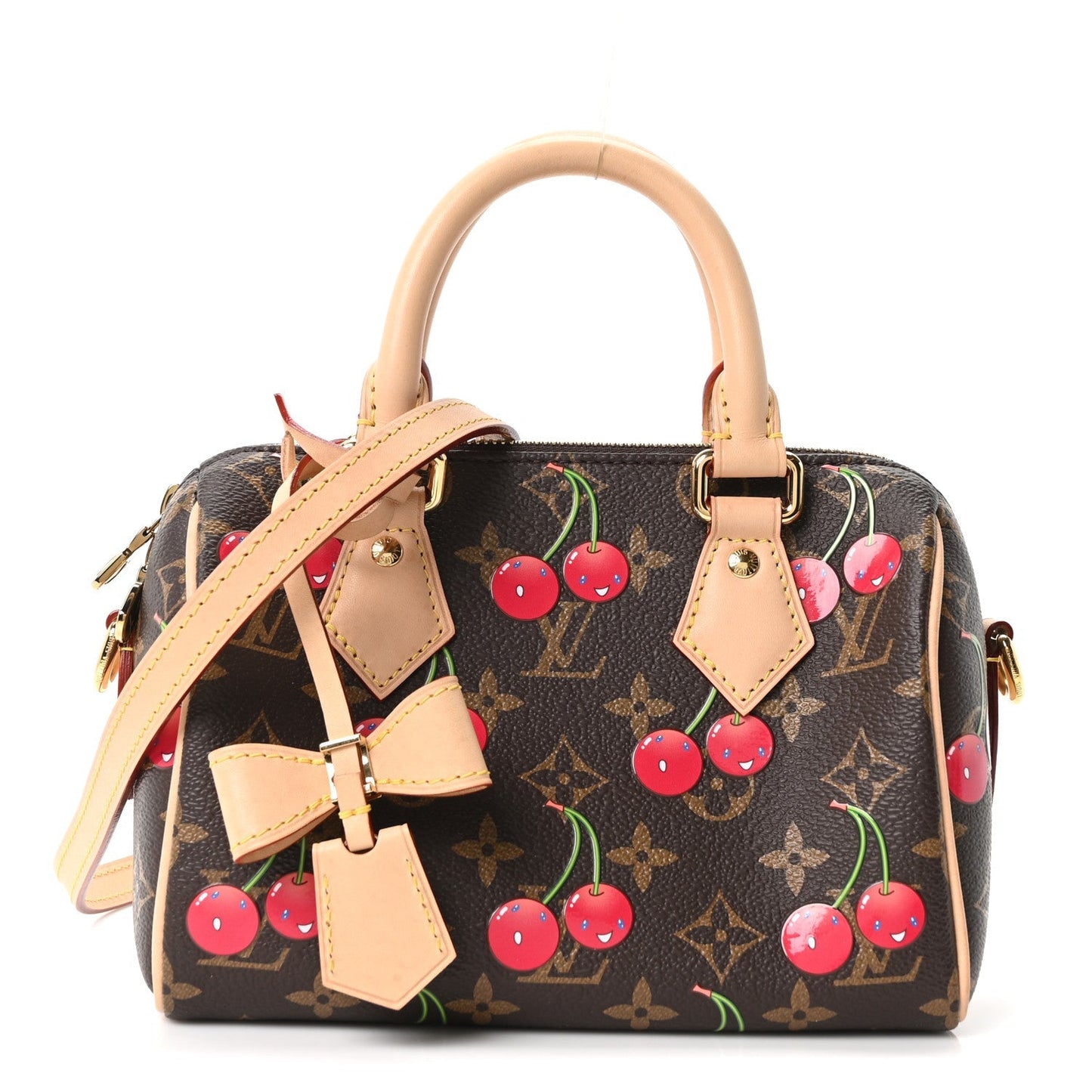 LV X TM Monogram Cerises Speedy Bandouliere 20