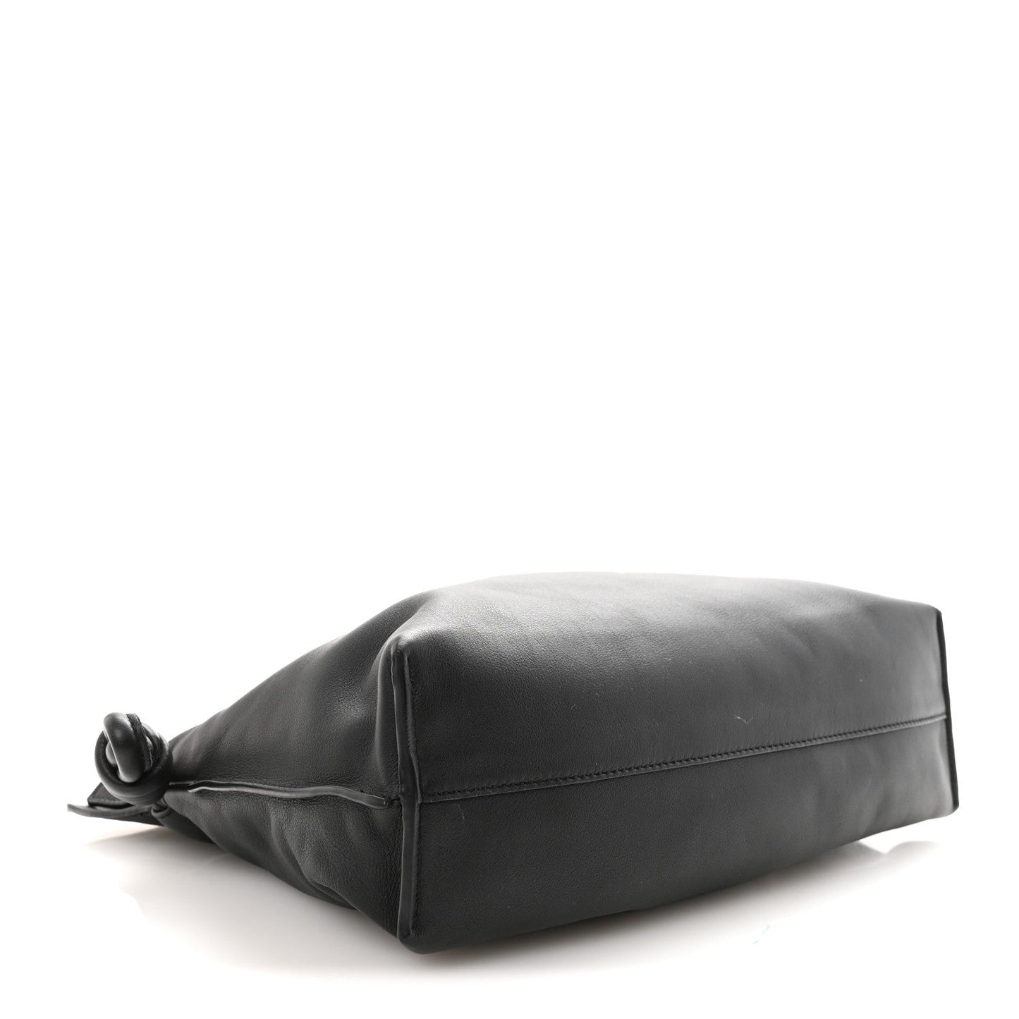 Nappa Medium Flamenco Knot Bag Black