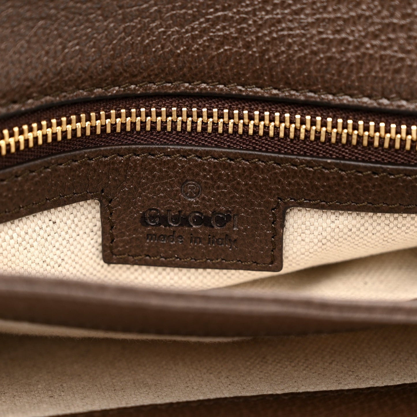 GG Supreme Monogram Textured Dollar Calfskin Web Medium Blondie Top Handle Shoulder Flap Bag Beige Ebony New Acero