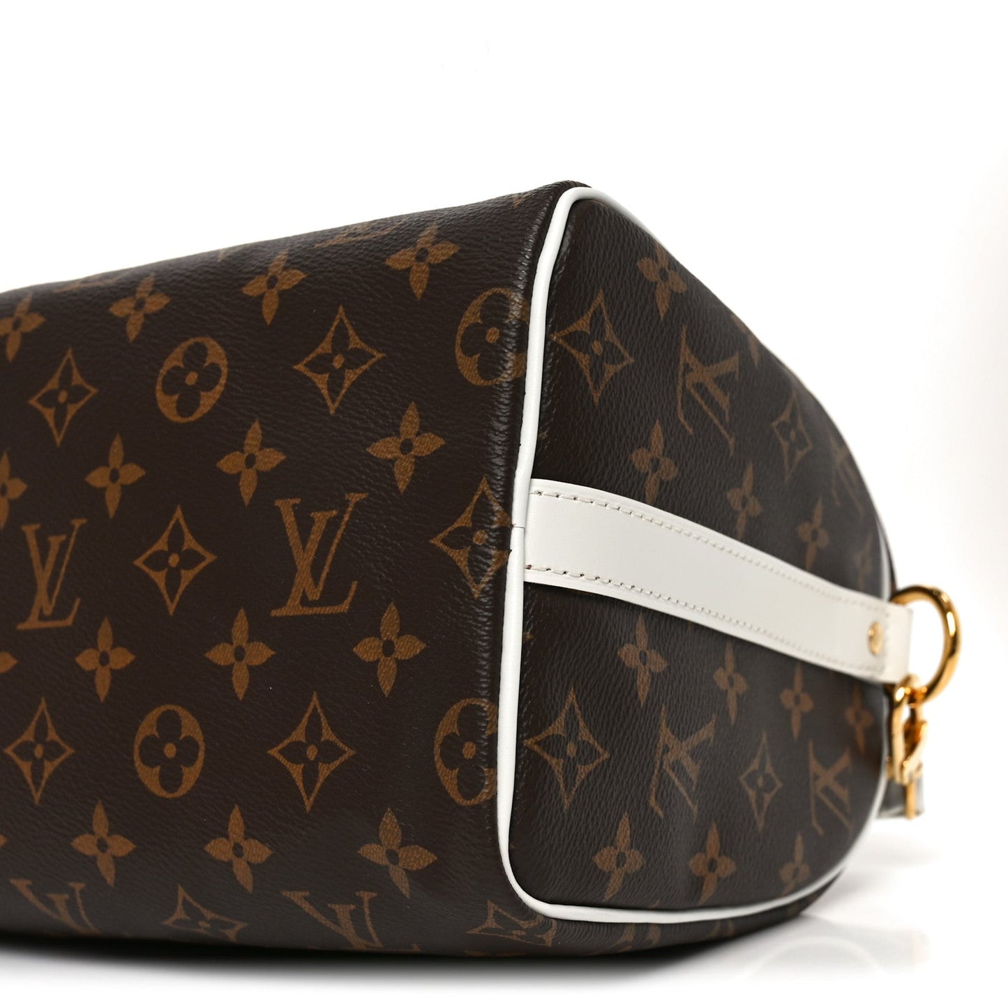 Monogram LV Match Speedy Bandouliere 25 White