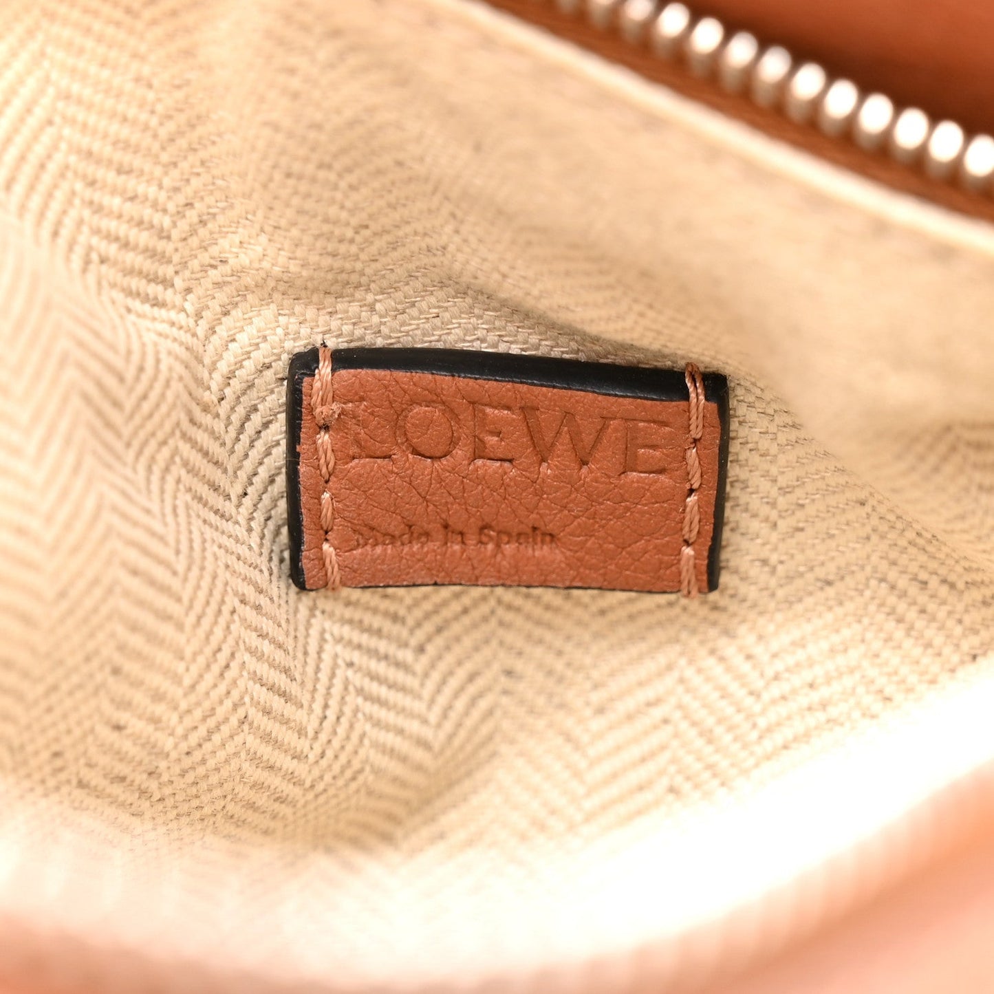 Calfskin Mini Puzzle Bag Tan