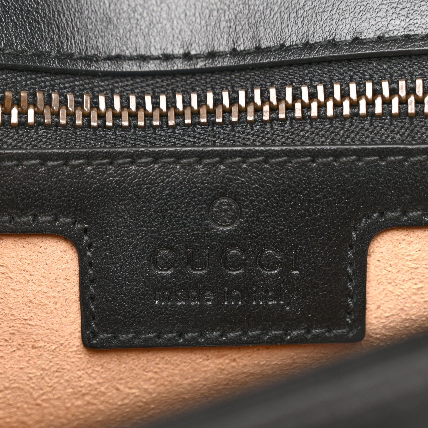 Calfskin Matelasse Small GG Marmont Shoulder Bag Black