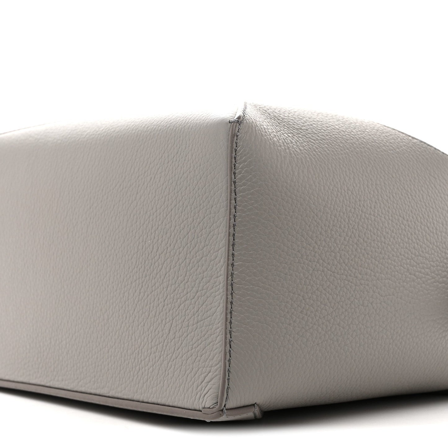 Soft Grained Calfskin Small Puzzle Edge Bag Pearl Grey