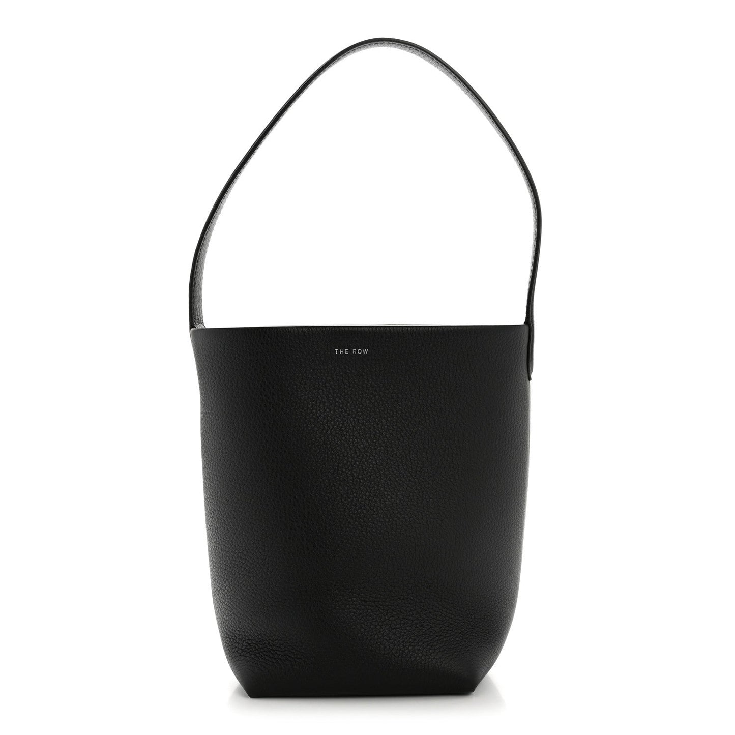 Grained Calfskin Small N/S Park Tote Black