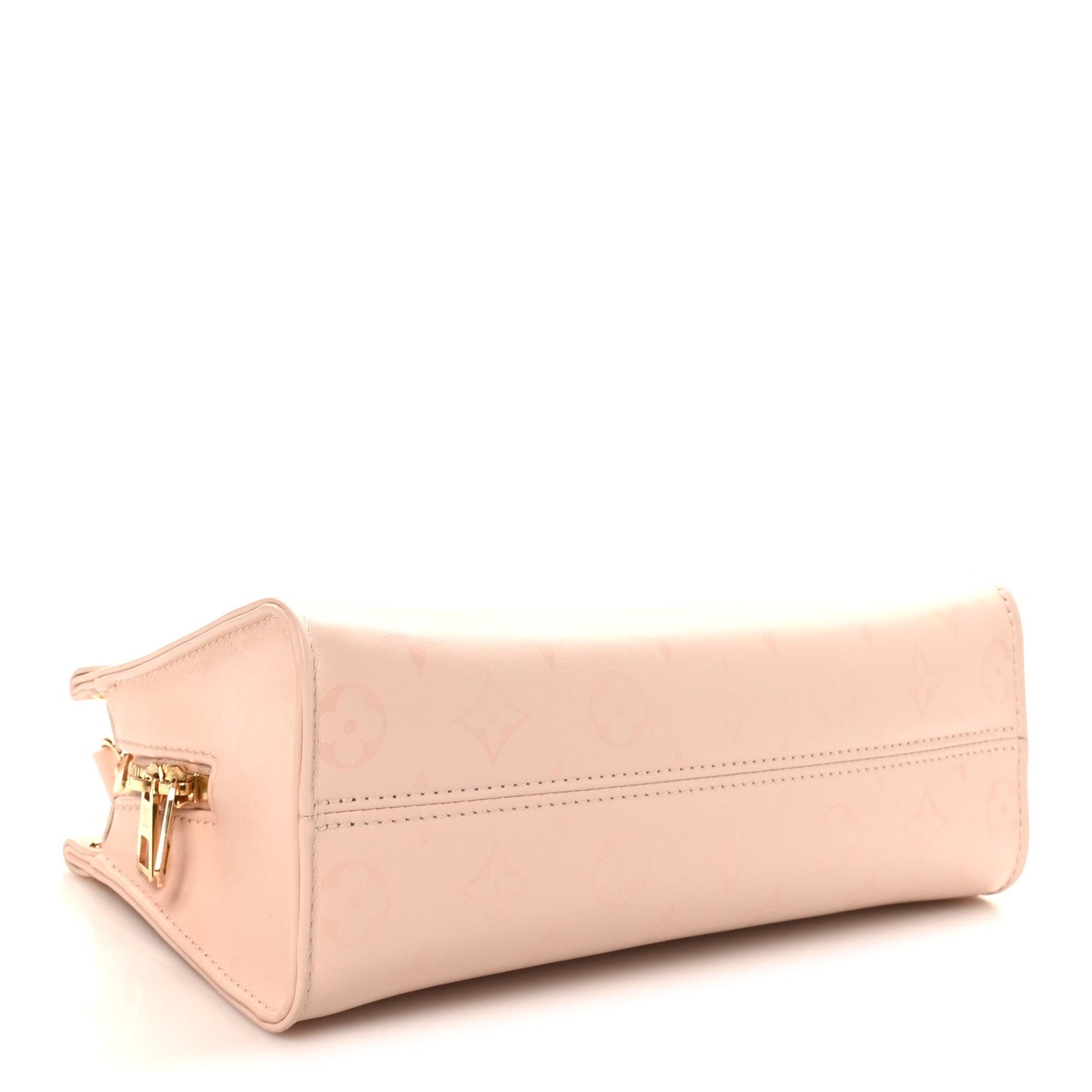 Calfskin OnTheGo East West Pearl Pink