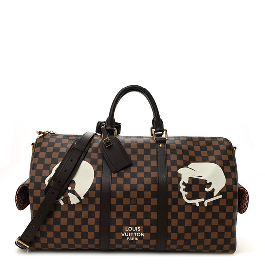 X NIGO Damier Phriendship Keepall Bandouliere 50